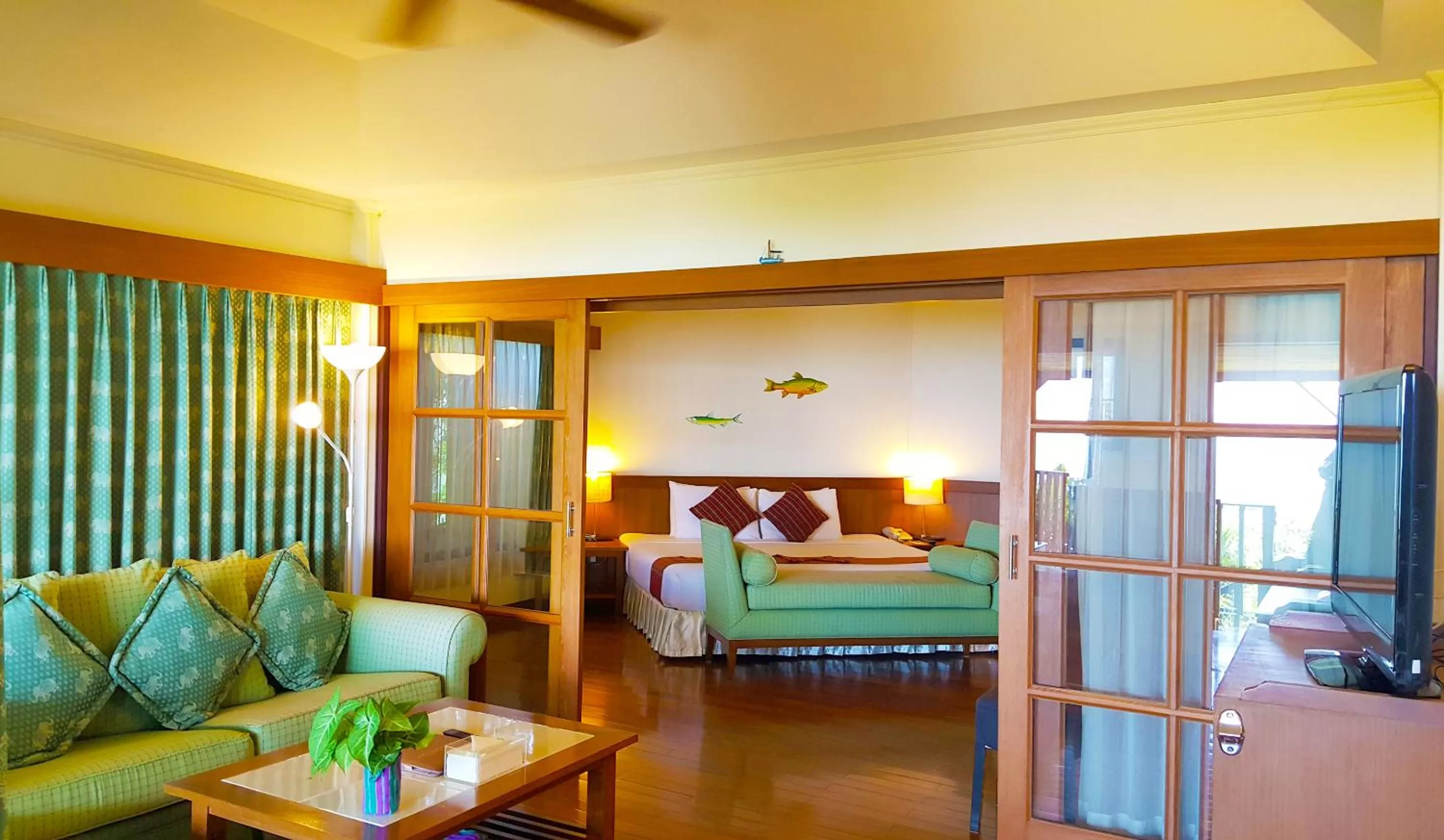 Bedroom in Birds and Bees Resort