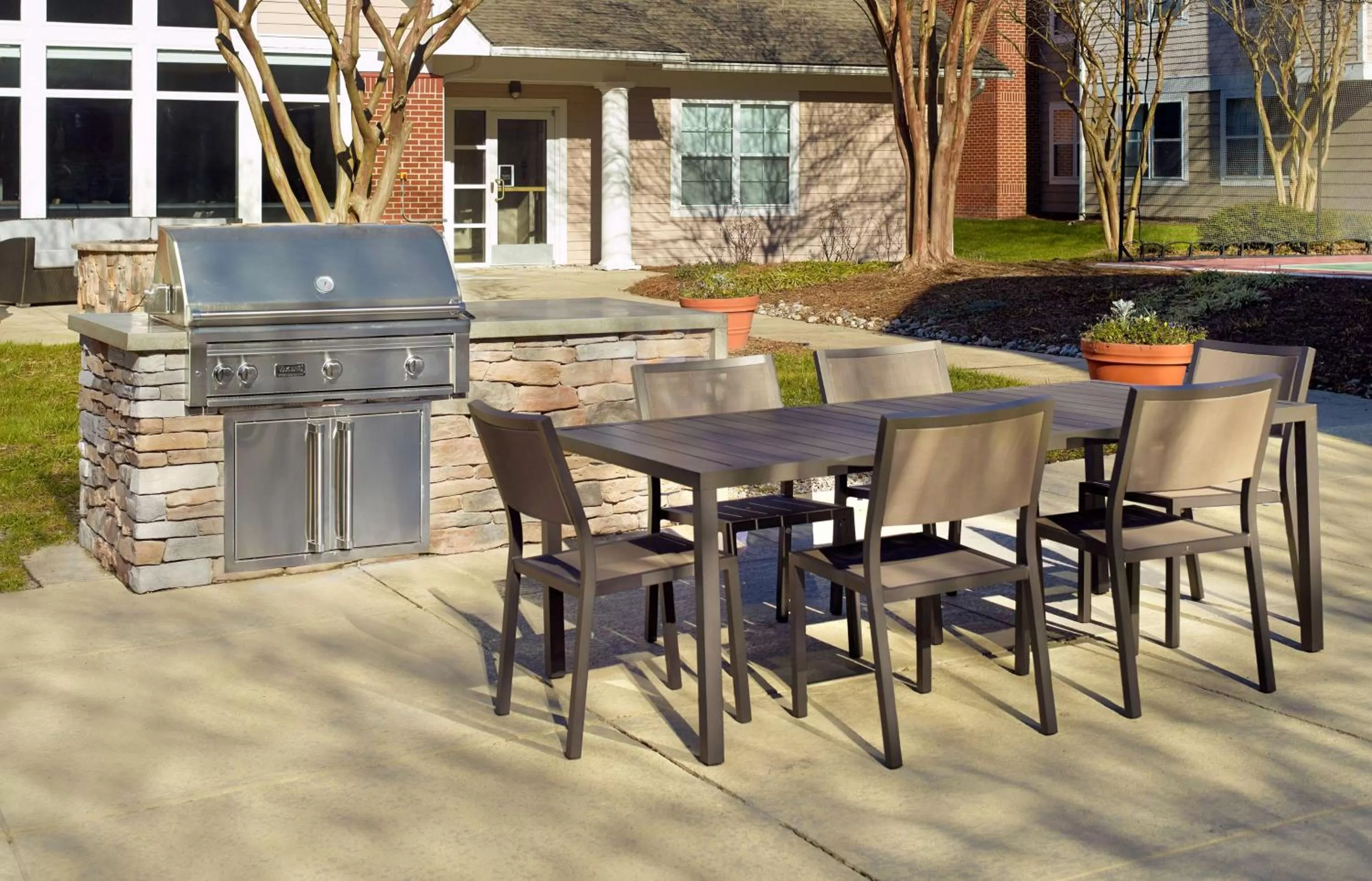 Patio in Sonesta ES Suites Raleigh Durham Airport Morrisville