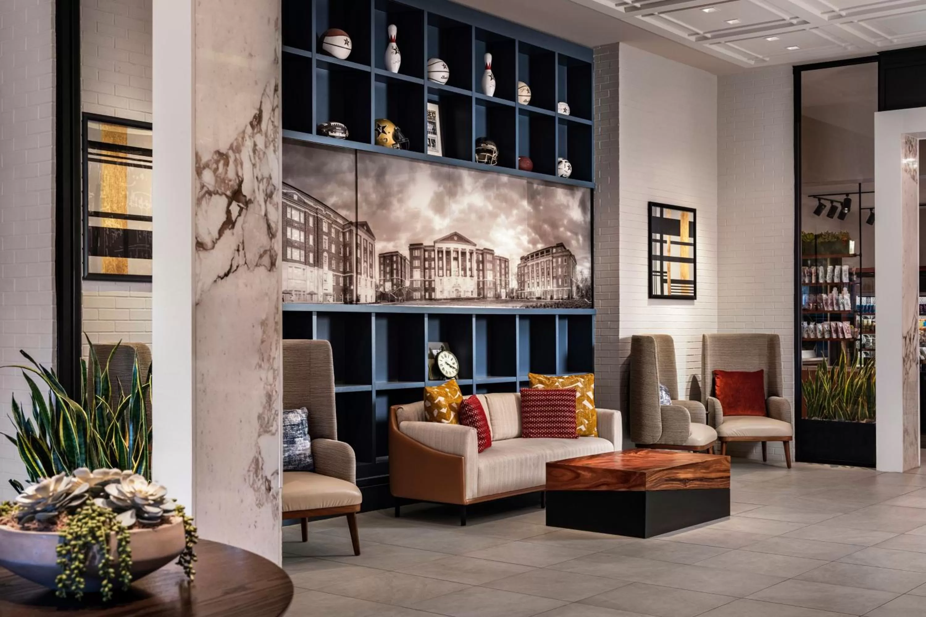 Lobby or reception in Nashville Marriott at Vanderbilt University