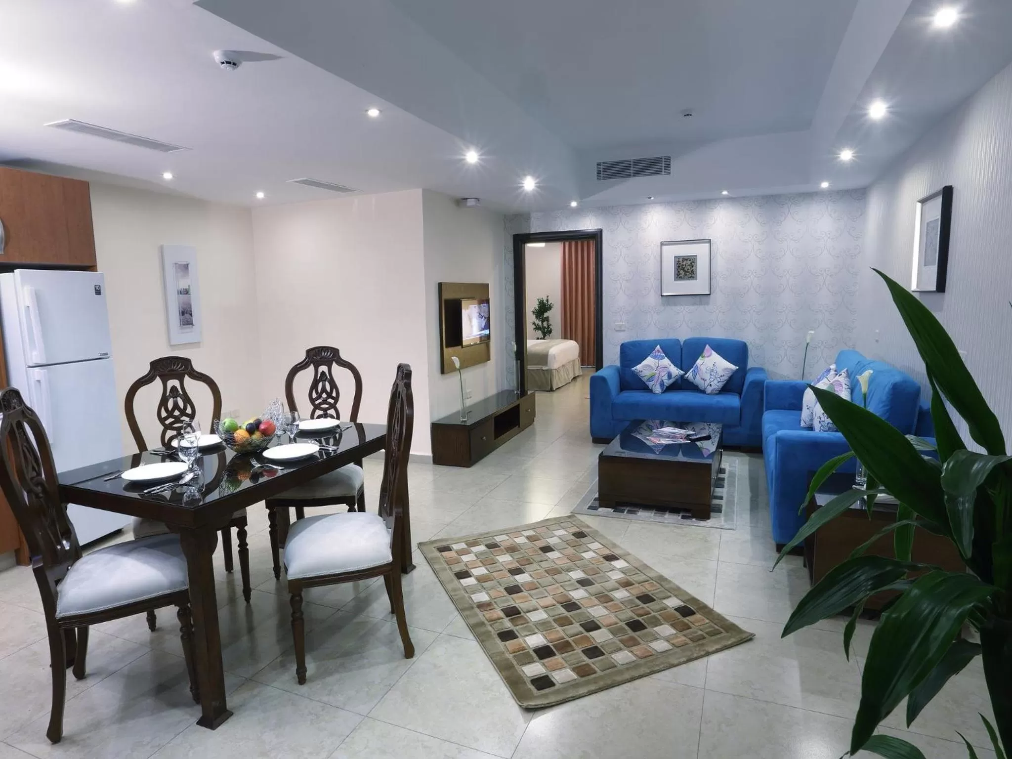 Living room in City Rose Hotel Suites