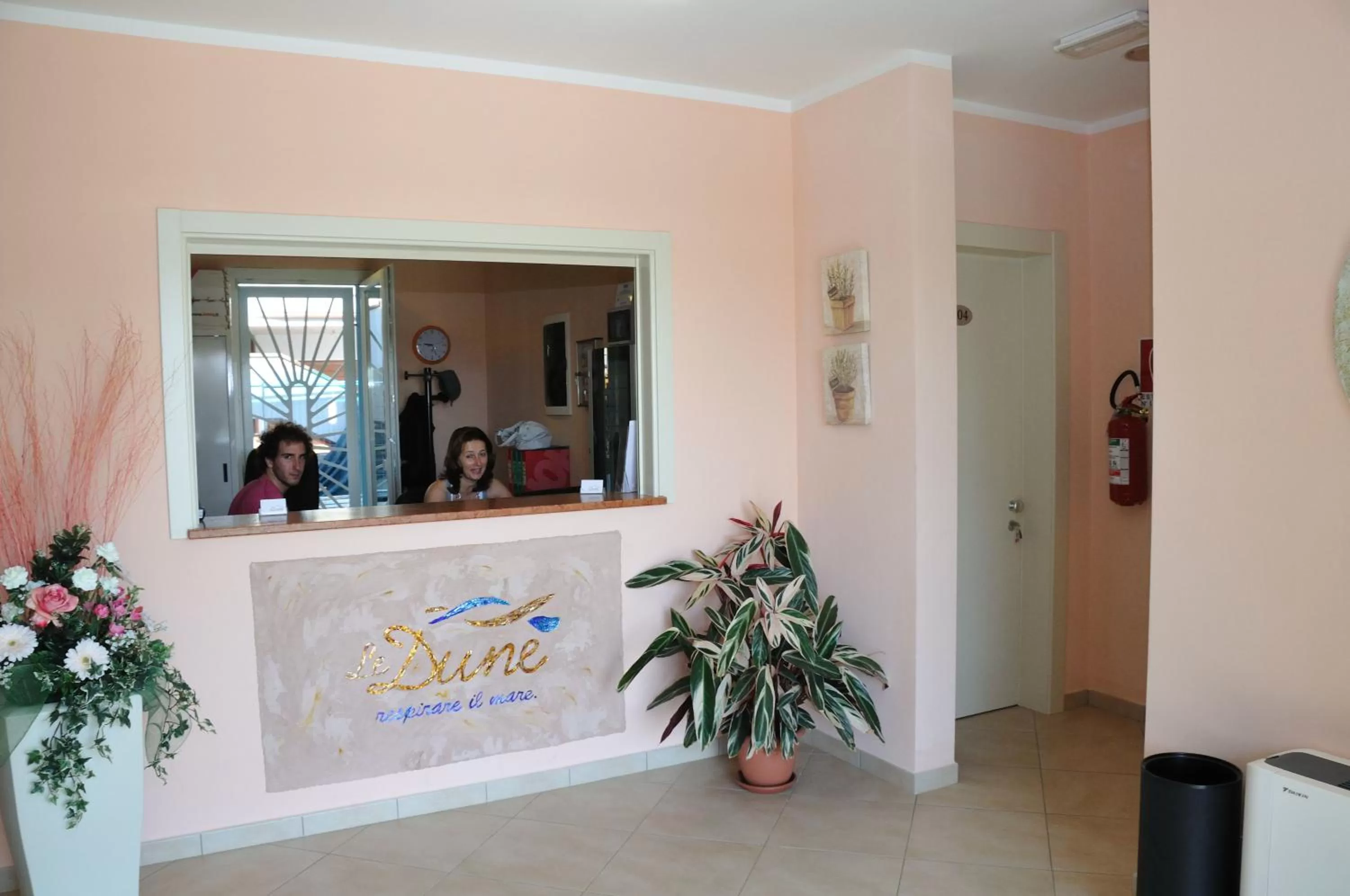 Lobby or reception in Hotel-Residence- Le Dune Breakfast & private beach included