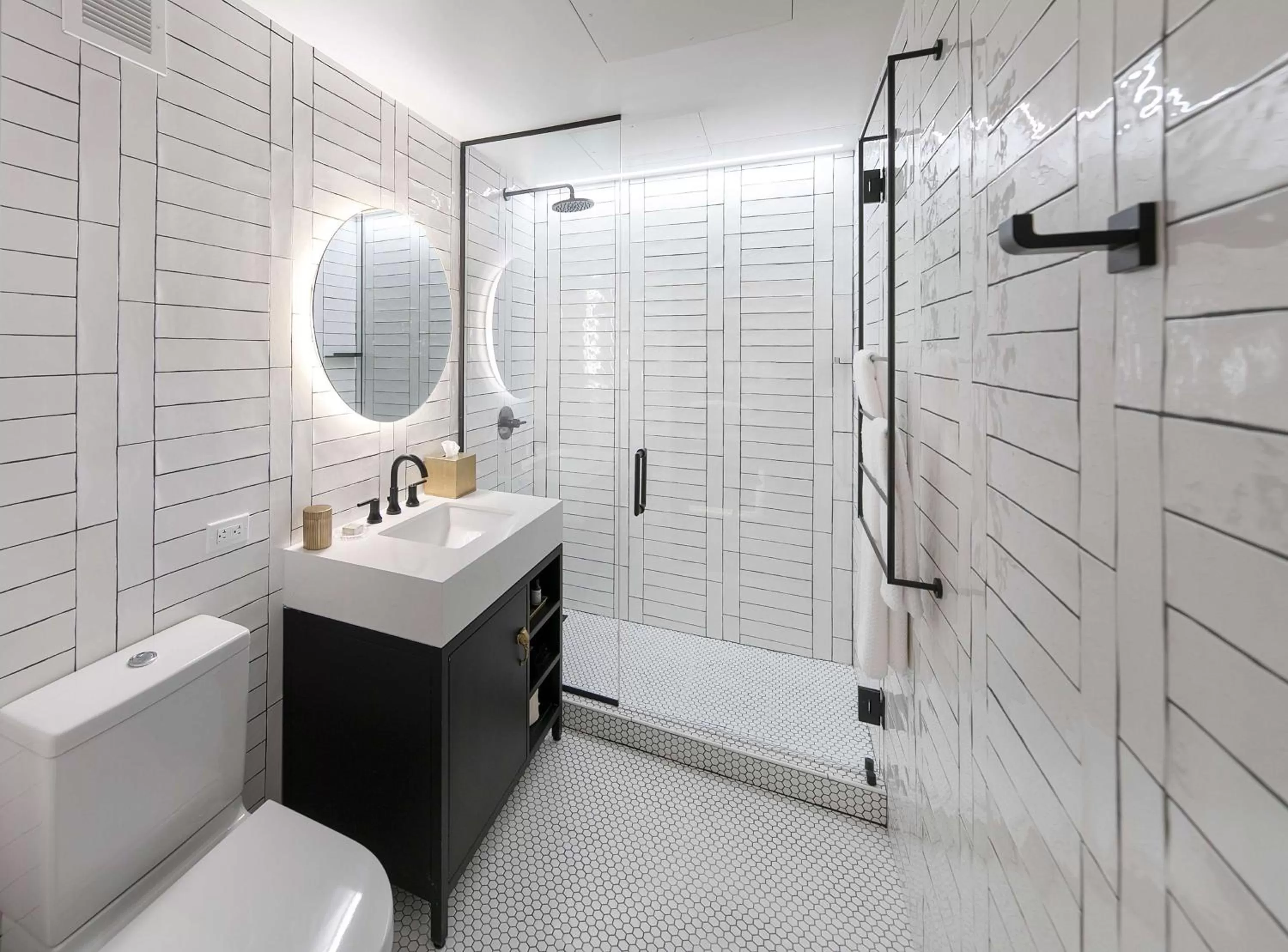 Bathroom in The Wayfarer Downtown LA, Tapestry Collection by Hilton