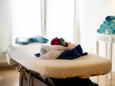 Bed in Strandhotel Kurhaus Juist