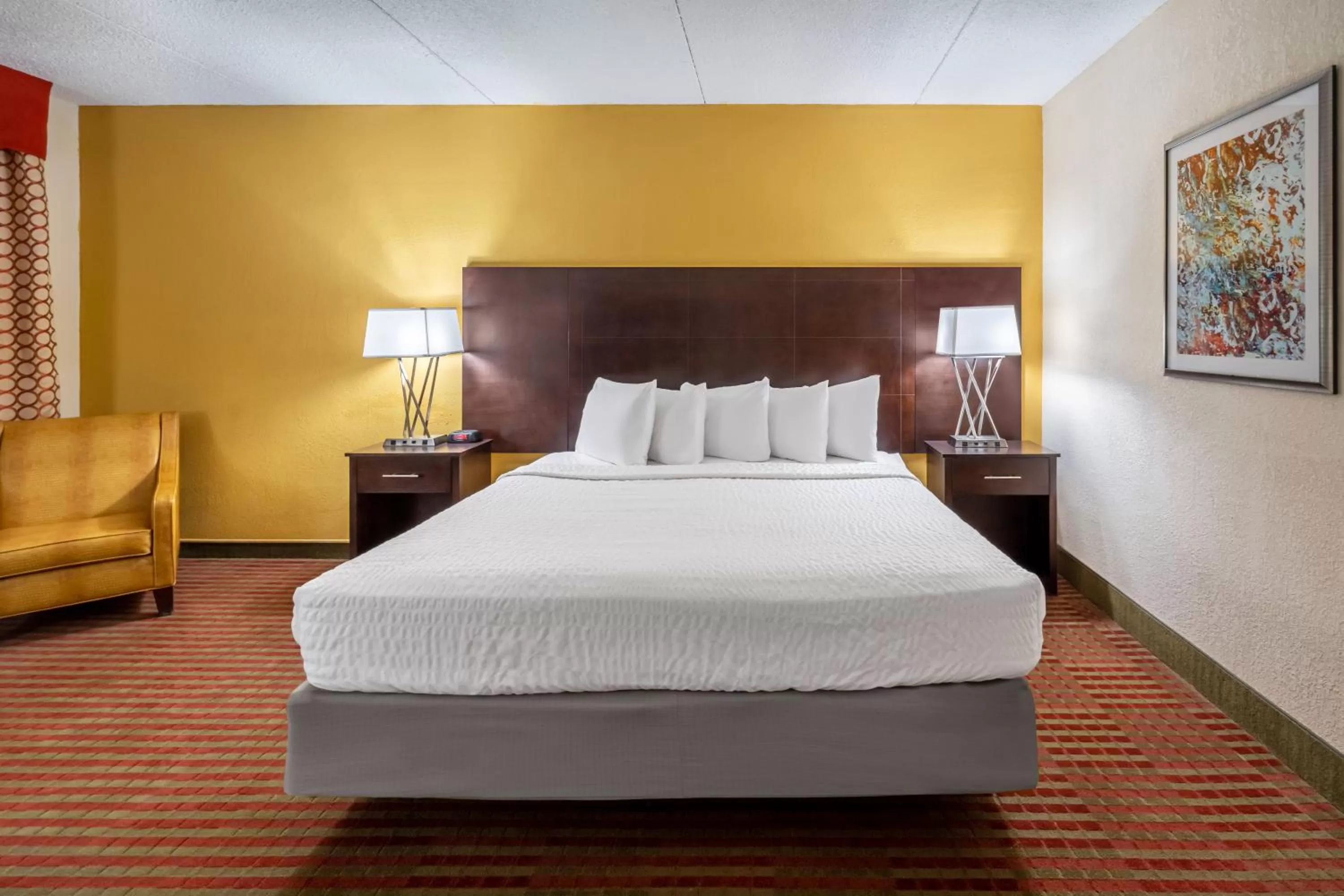 Bed in Grand Williston Hotel and Conference Center