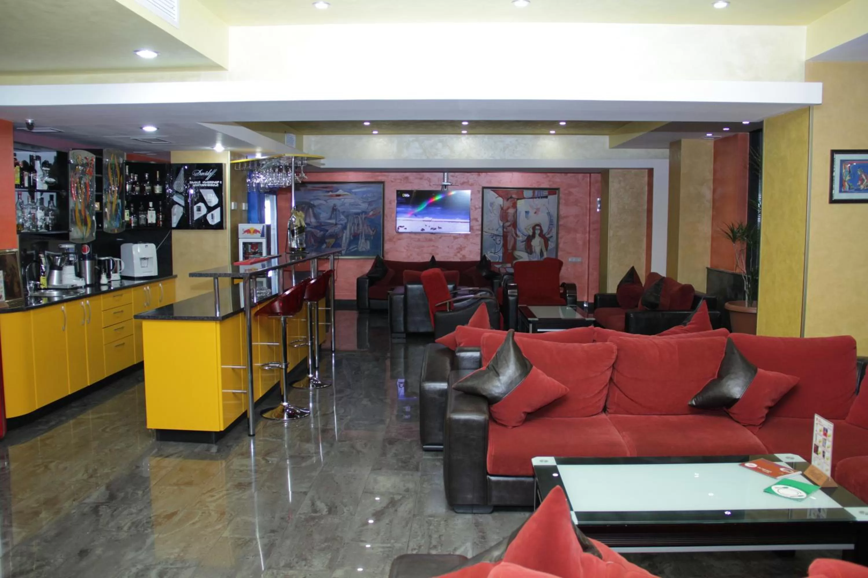 Lobby or reception, Lounge/Bar in Erebuni Hotel Yerevan