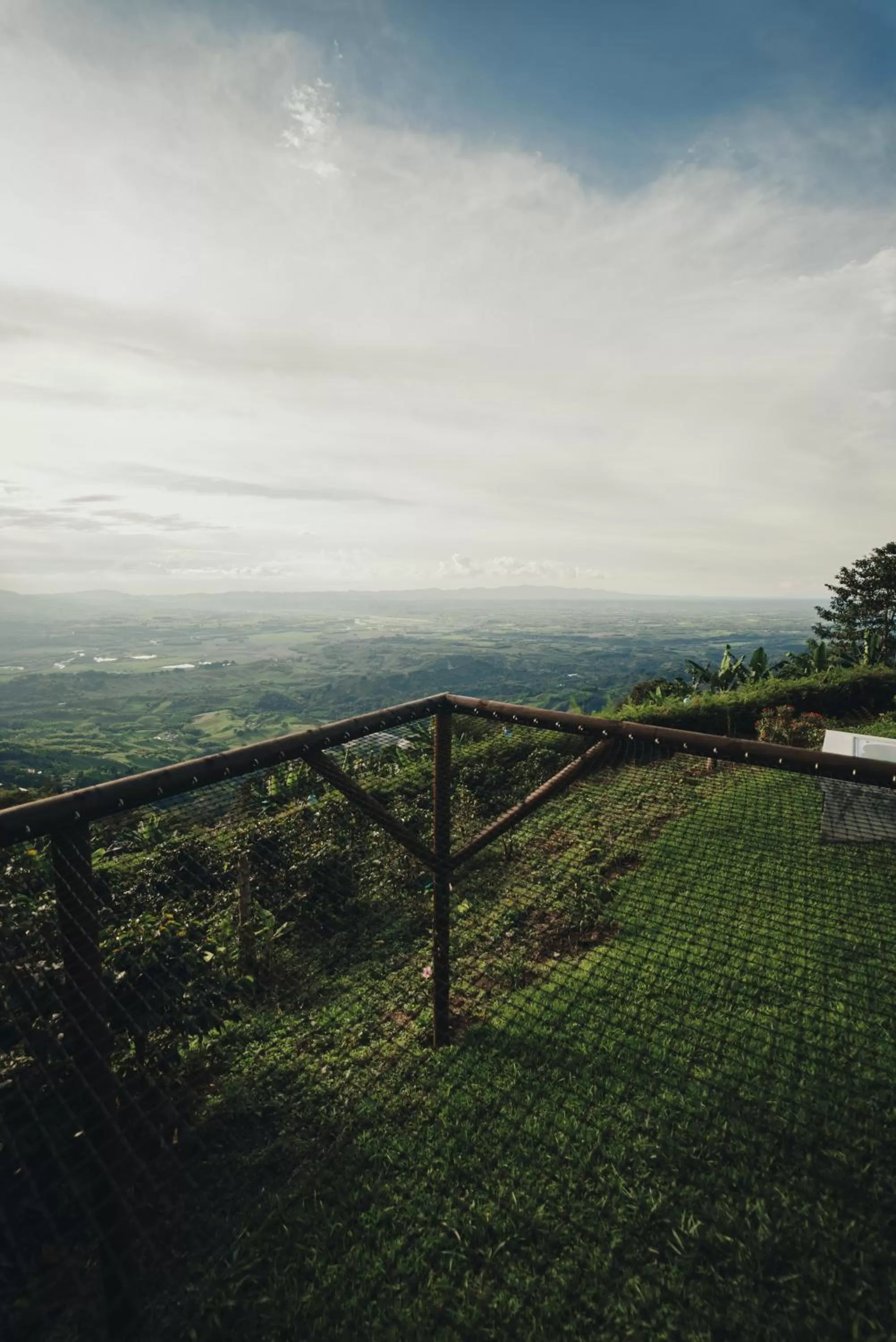 Garden view in La Cima Eco Hotel