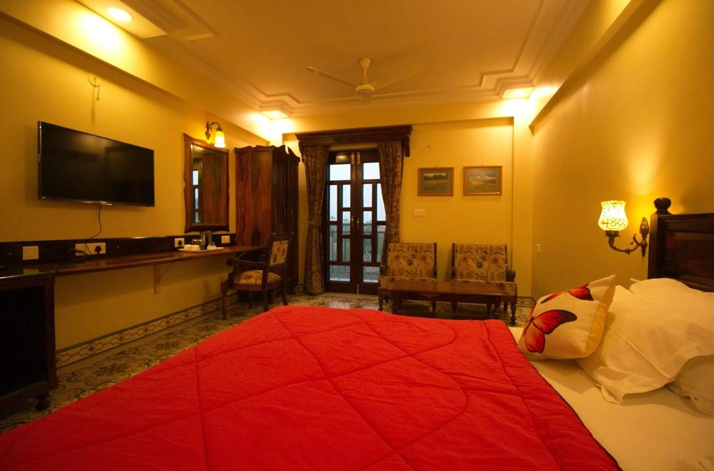Bed in Hanuwant Niwas Jodhpur