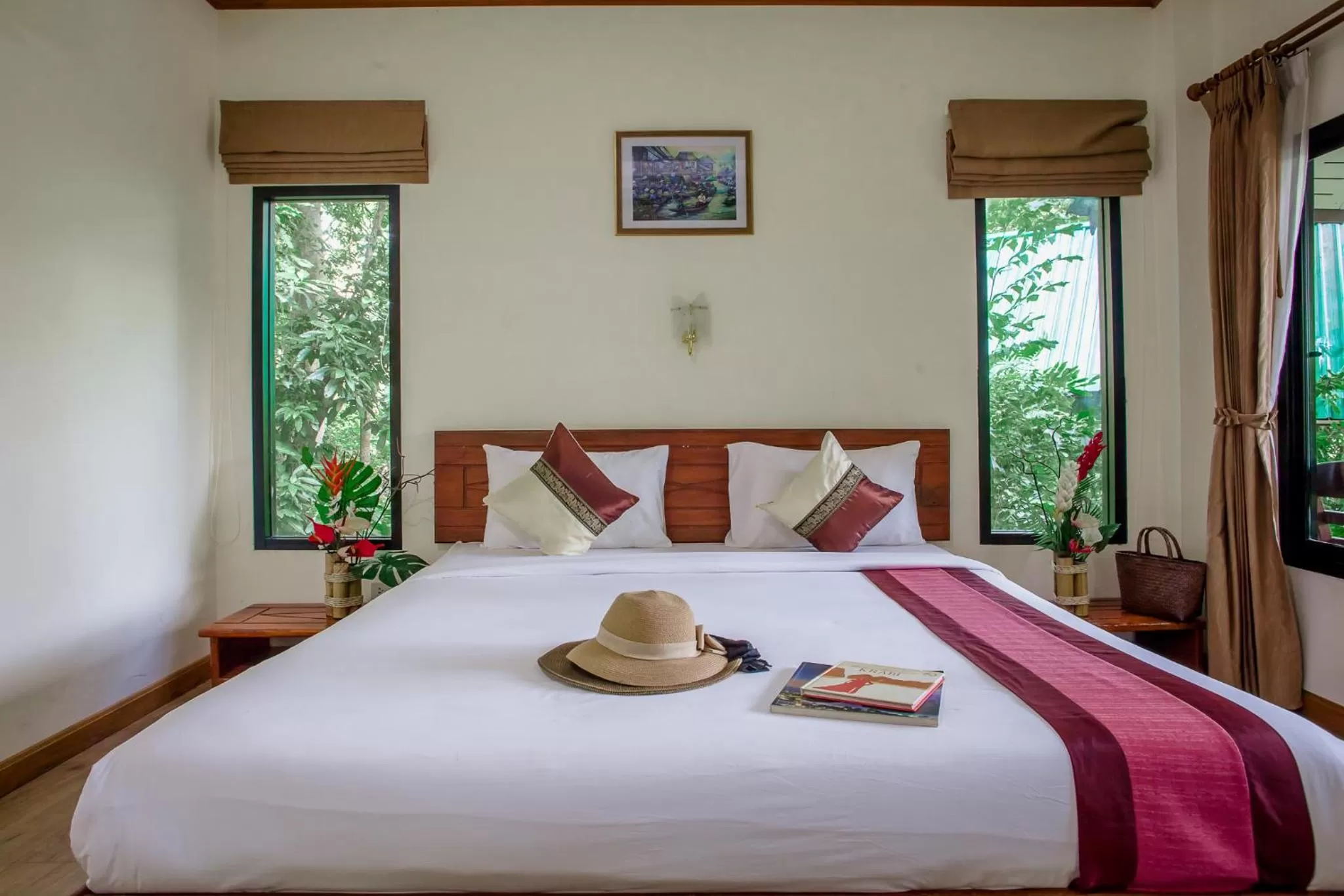 Bed in Aonang Cliff View Resort SHA Extra Plus