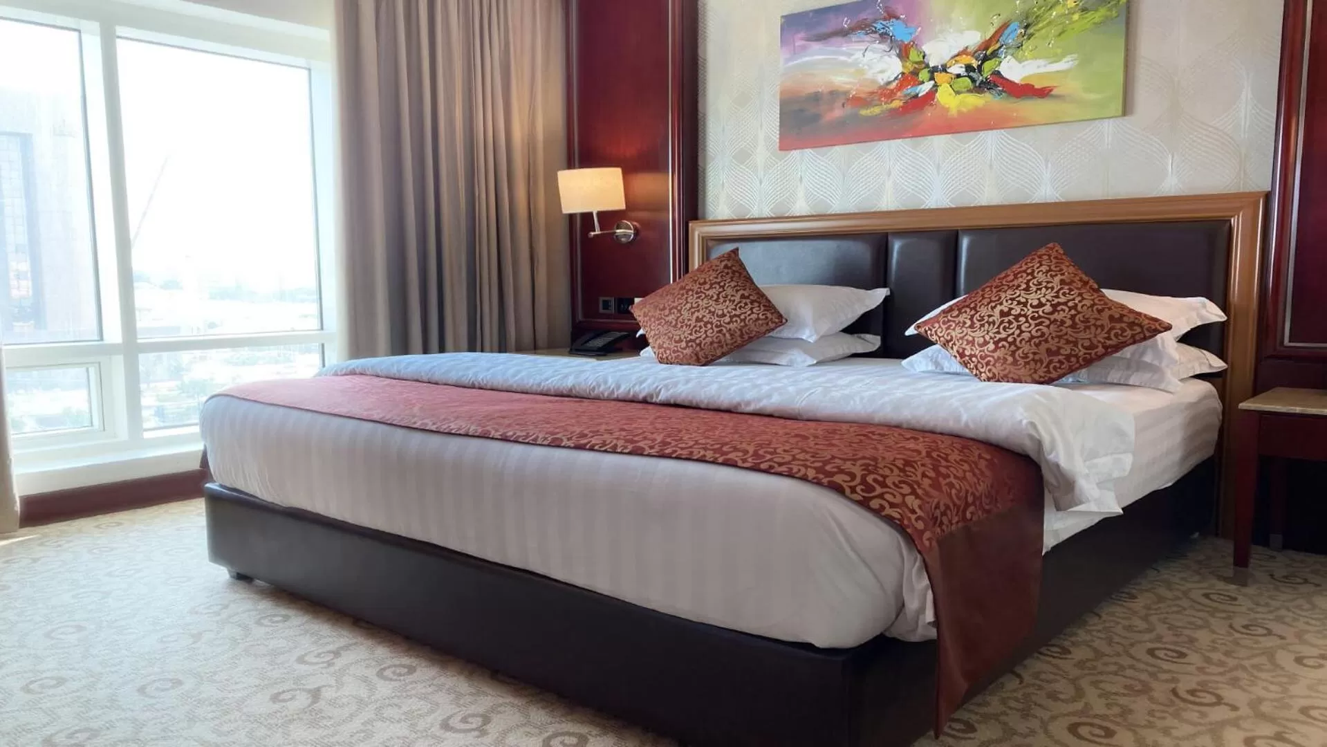 Bed in Velvet Hotel Jeddah