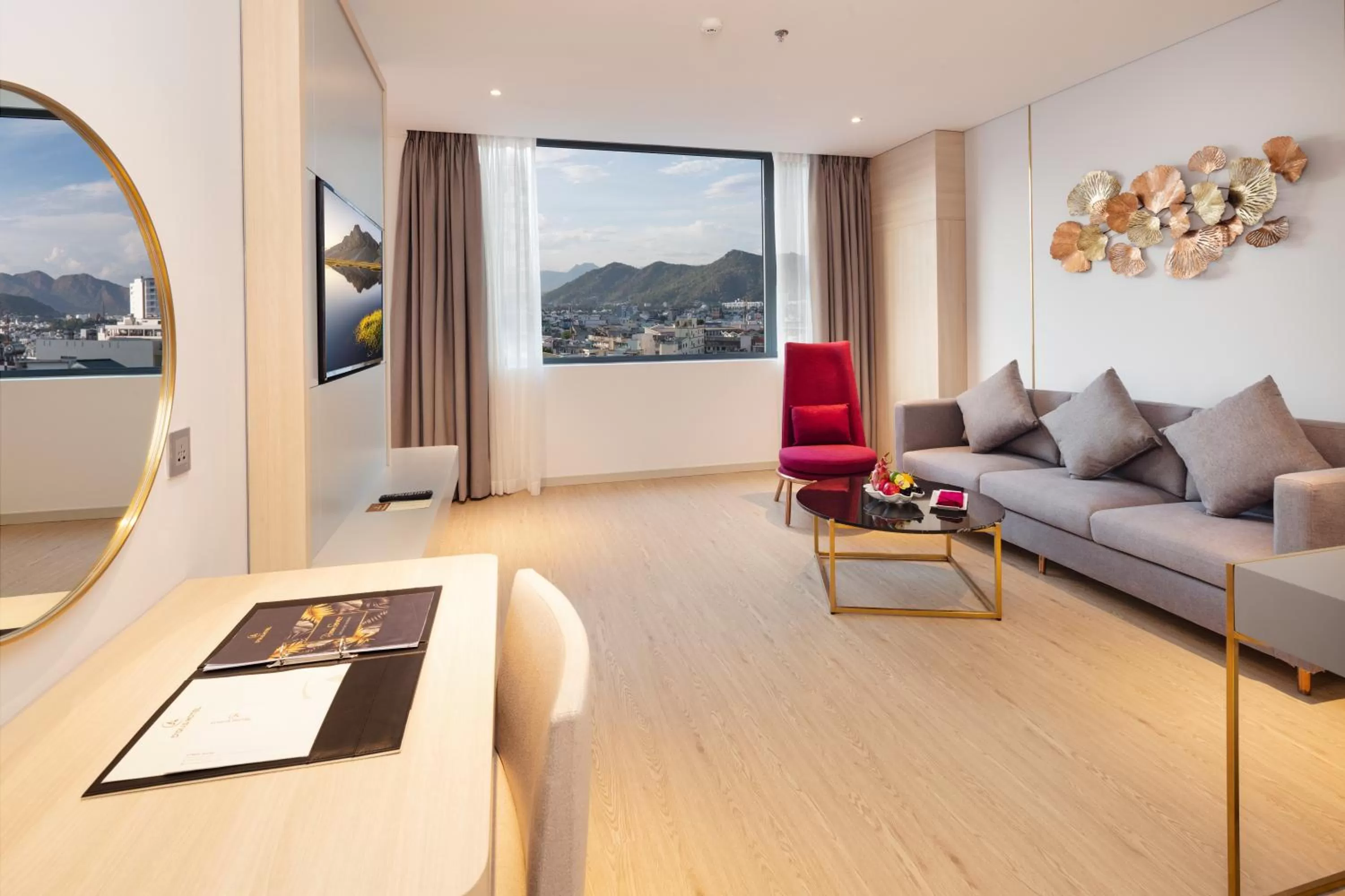 Living room in DQua Hotel