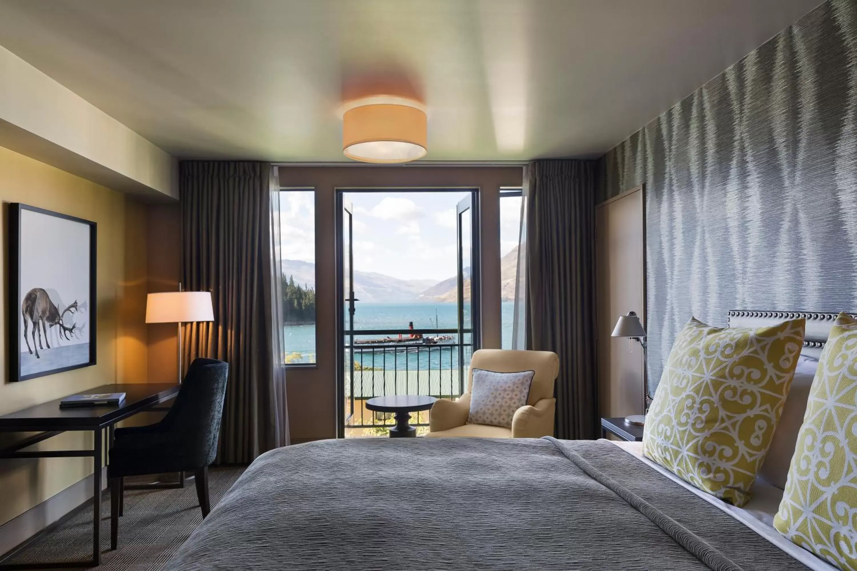 St Moritz King Room with Balcony and Lake View in Hotel St Moritz, Queenstown - MGallery Collection St Moritz King Room with Balcony and Lake View in Hotel St Moritz, Queenstown - MGallery Collection