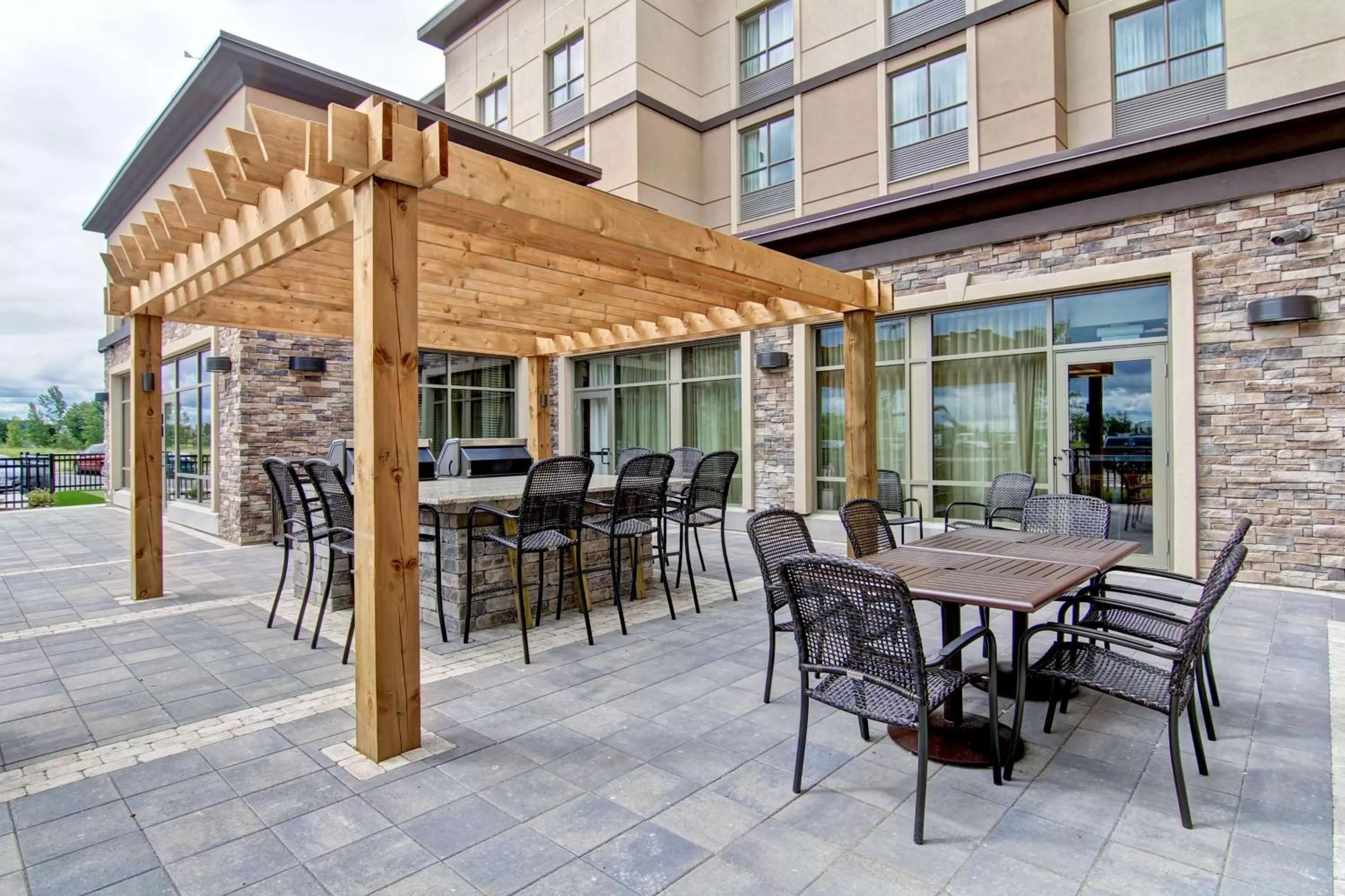 Patio in Homewood Suites by Hilton Waterloo/St. Jacobs