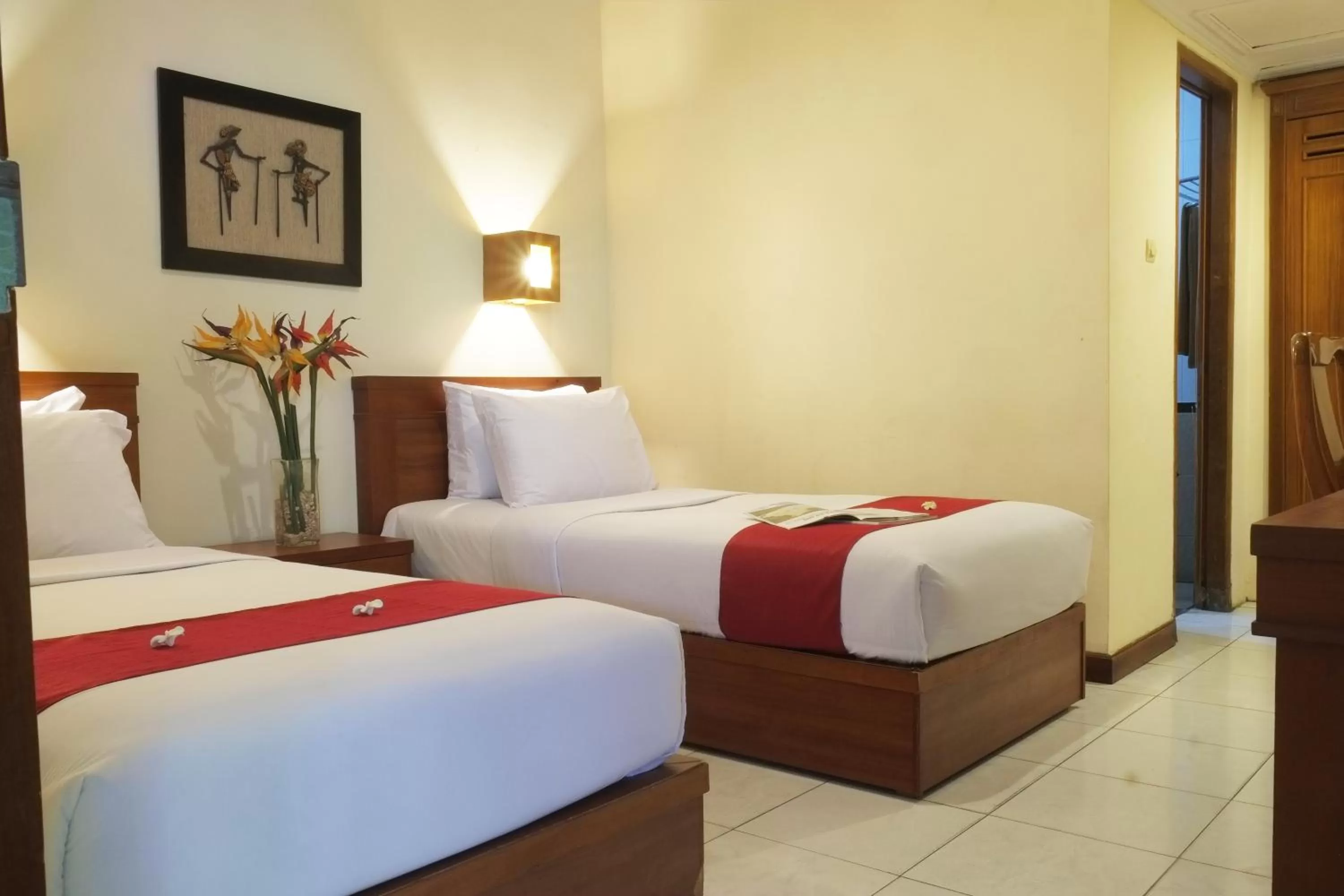 Bed in Sukajadi Hotel, Convention and Gallery