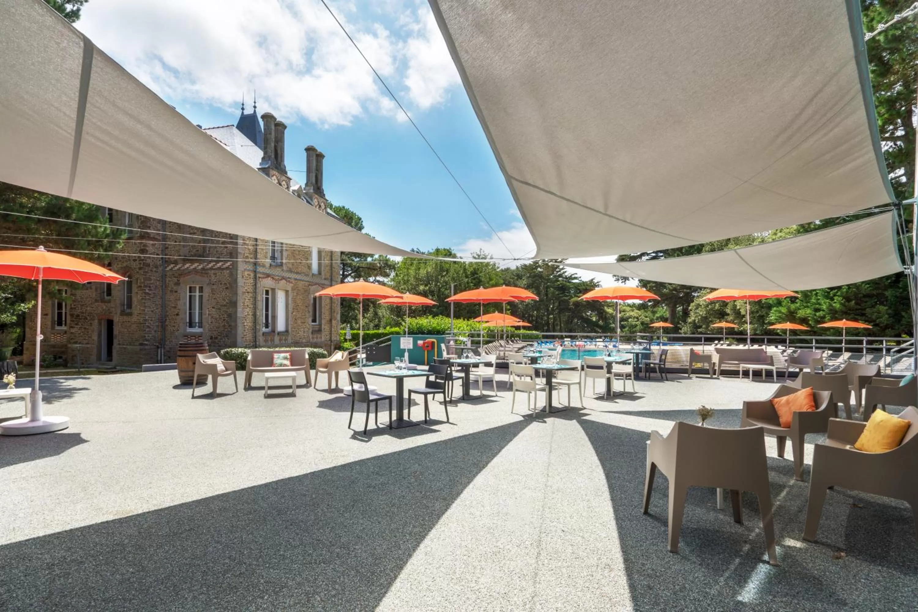 Patio in Hotel Ker Juliette