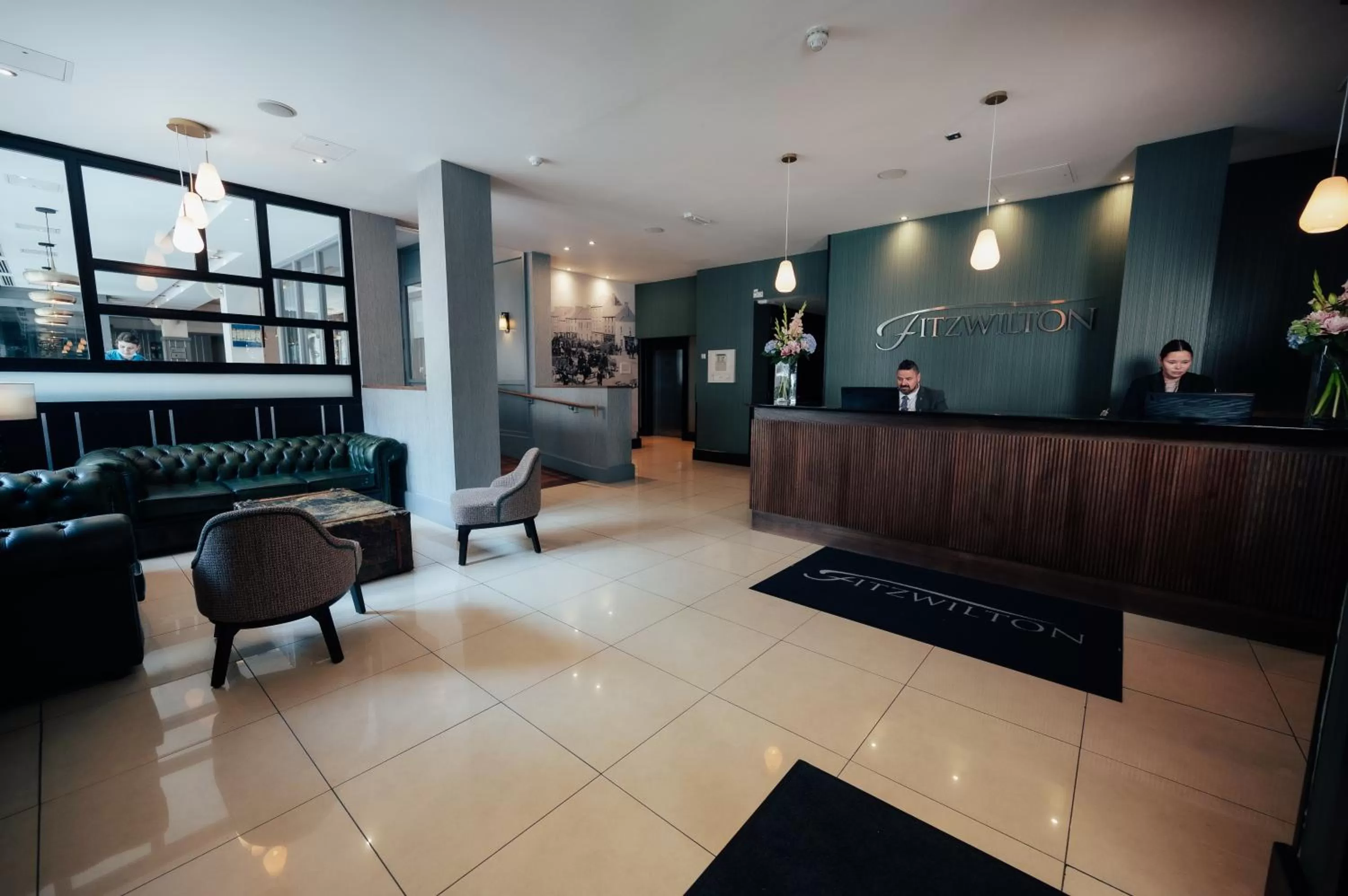 Lobby or reception in The Fitzwilton Hotel
