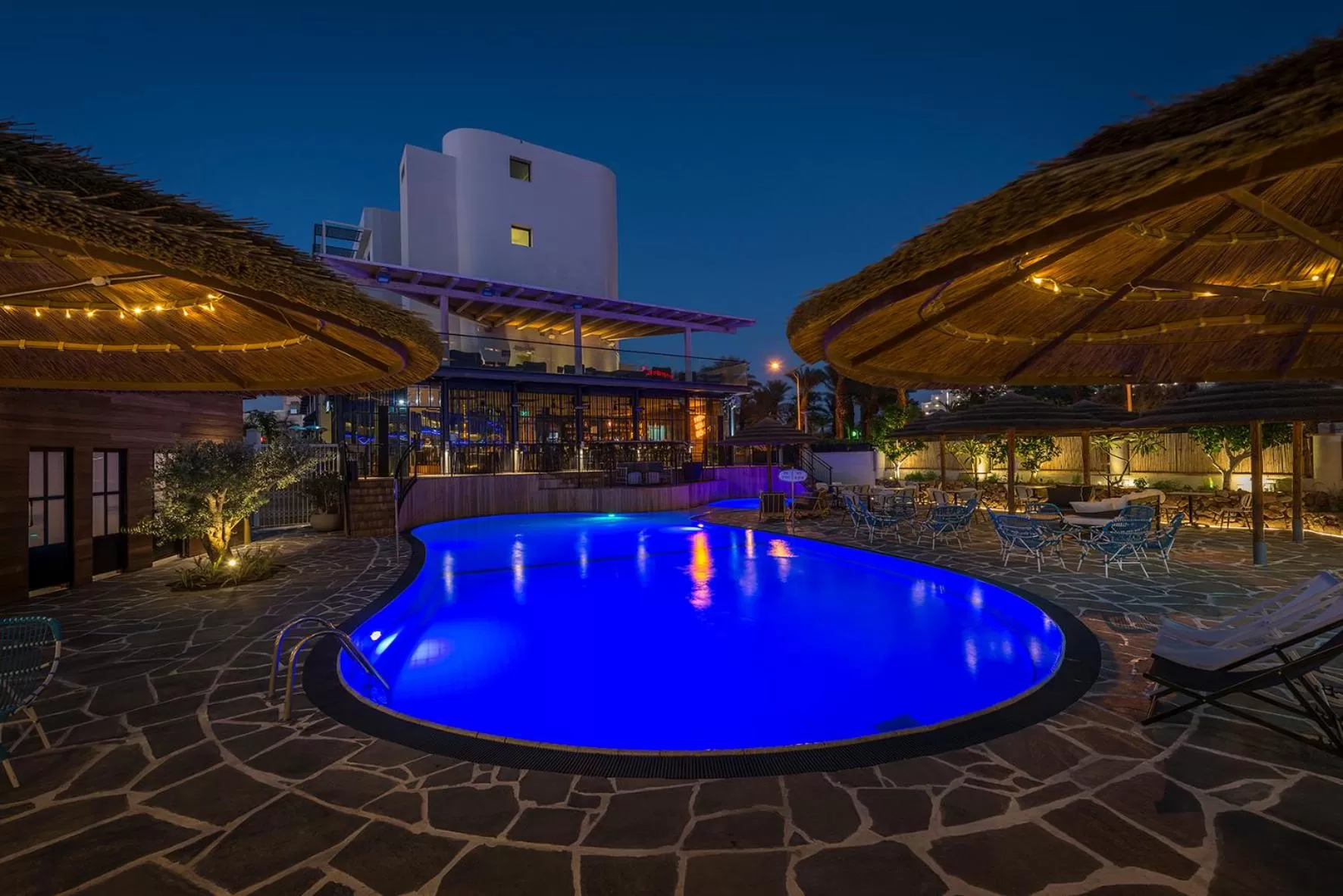 Pool view in Play Eilat Hotel