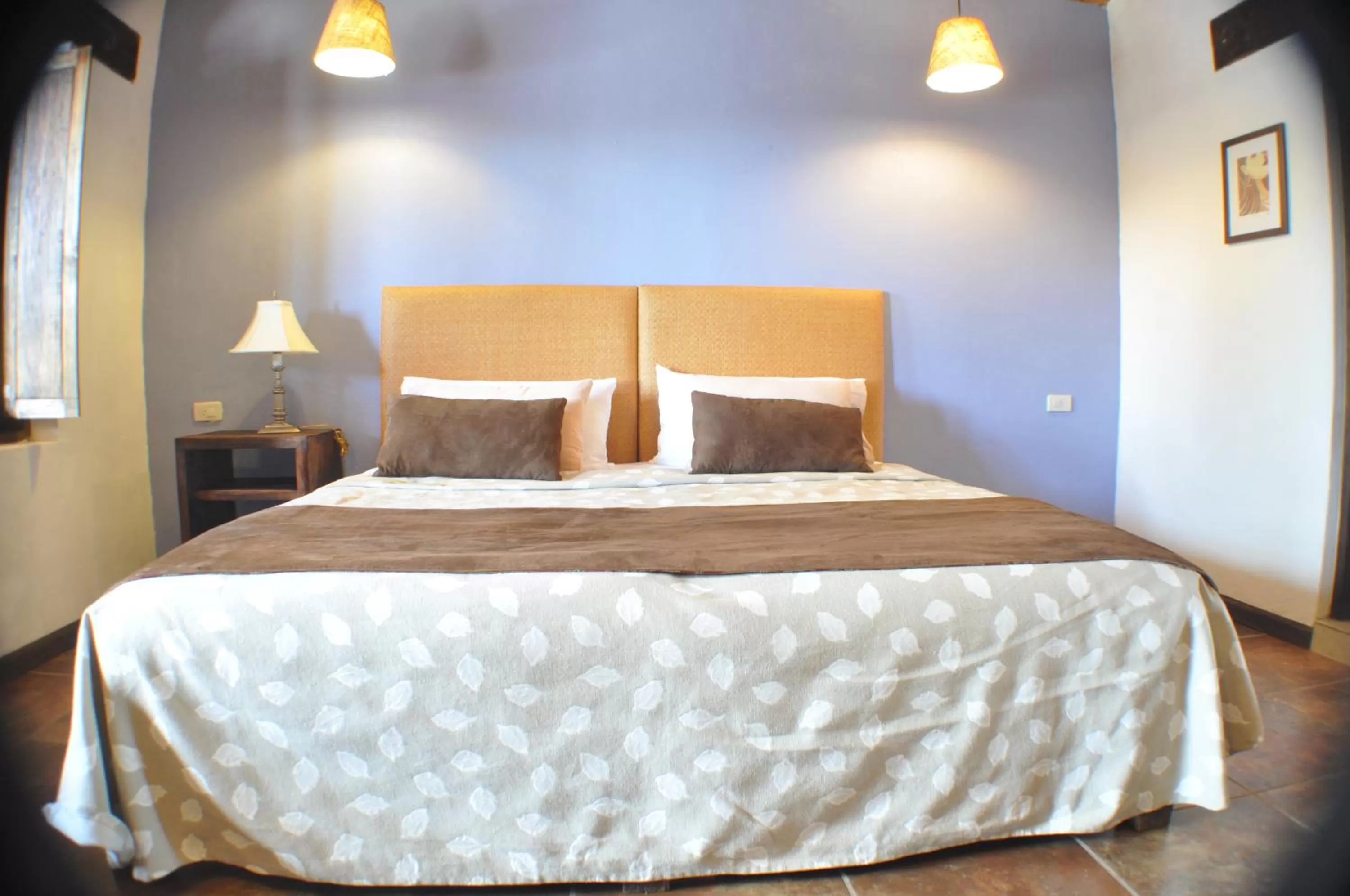 Bed in Hotel Villa Cassis