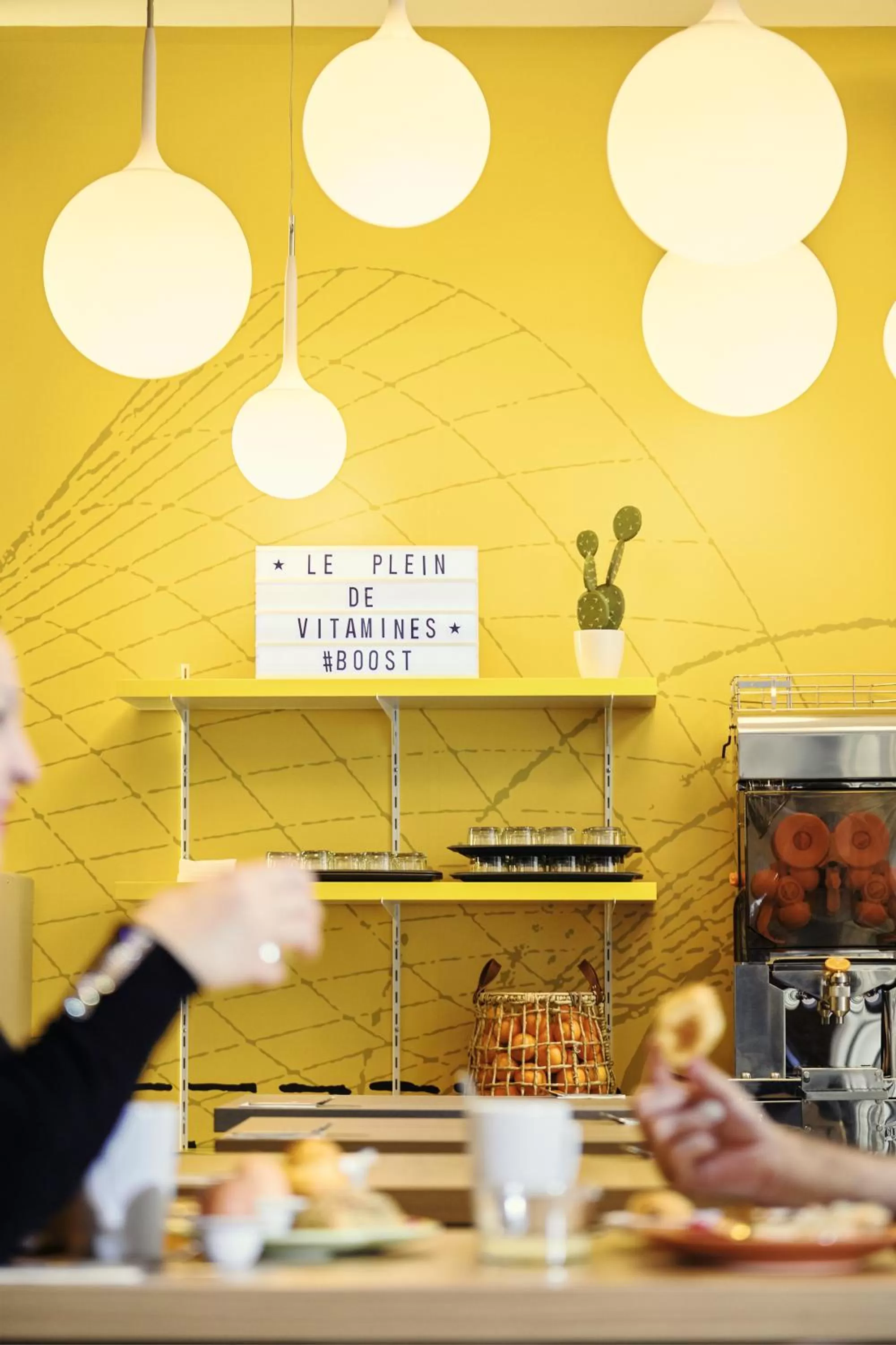 Continental breakfast in ibis Styles Marseille Gare Saint-Charles