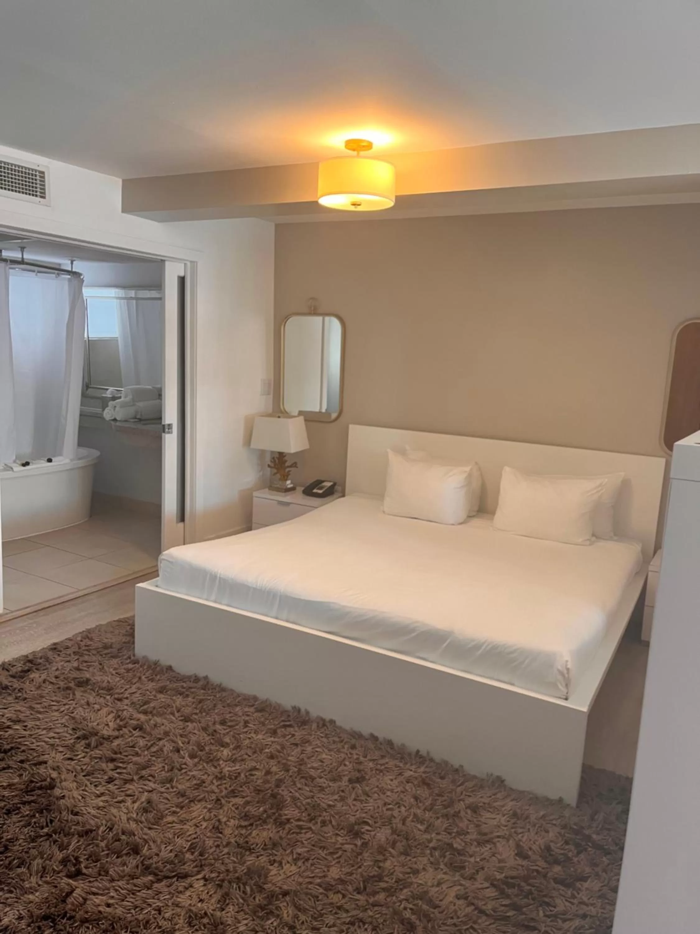 Bed in Suites at The Strand on Ocean Drive