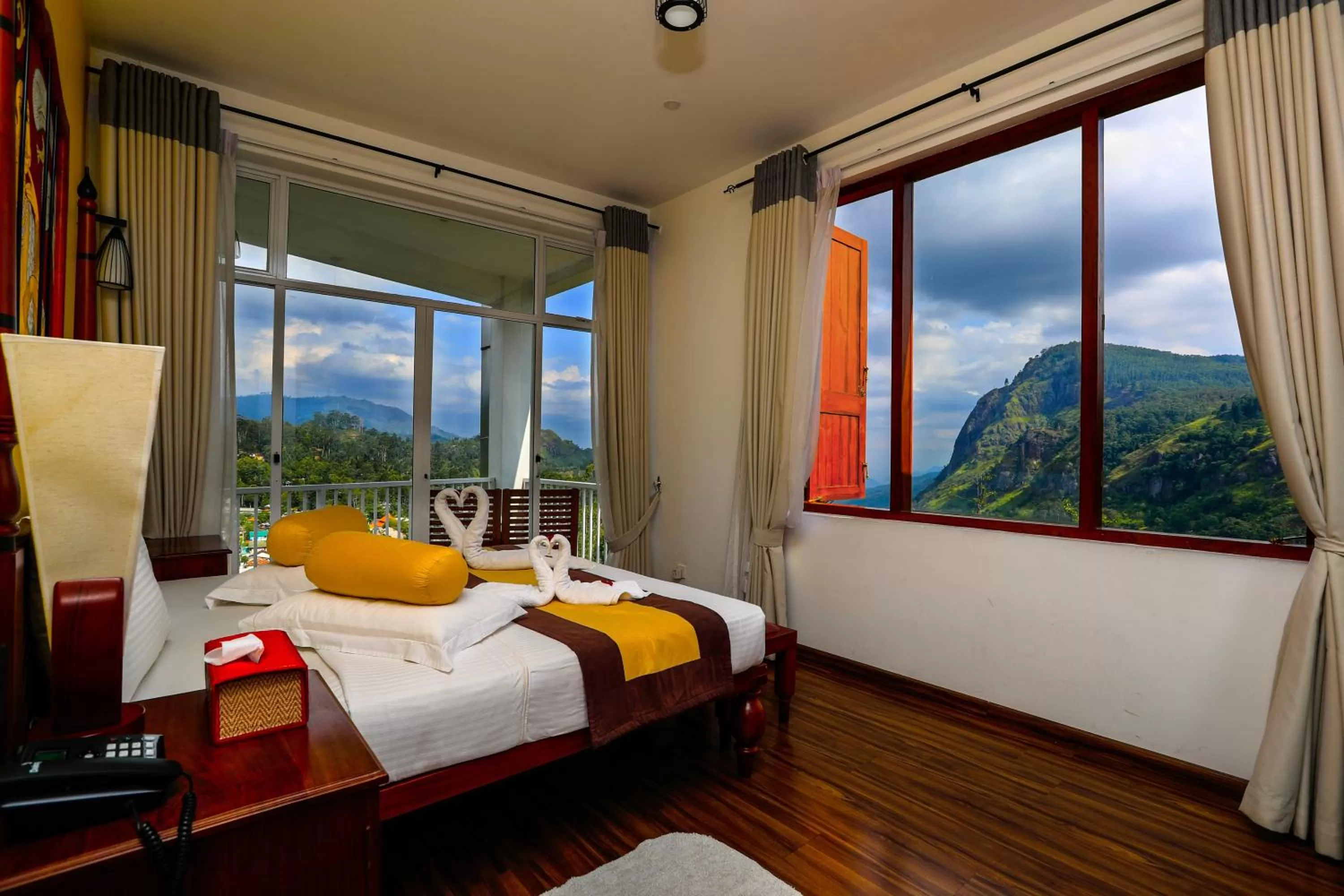 On site, Bed in Morning Dew Boutique Hotel Ella