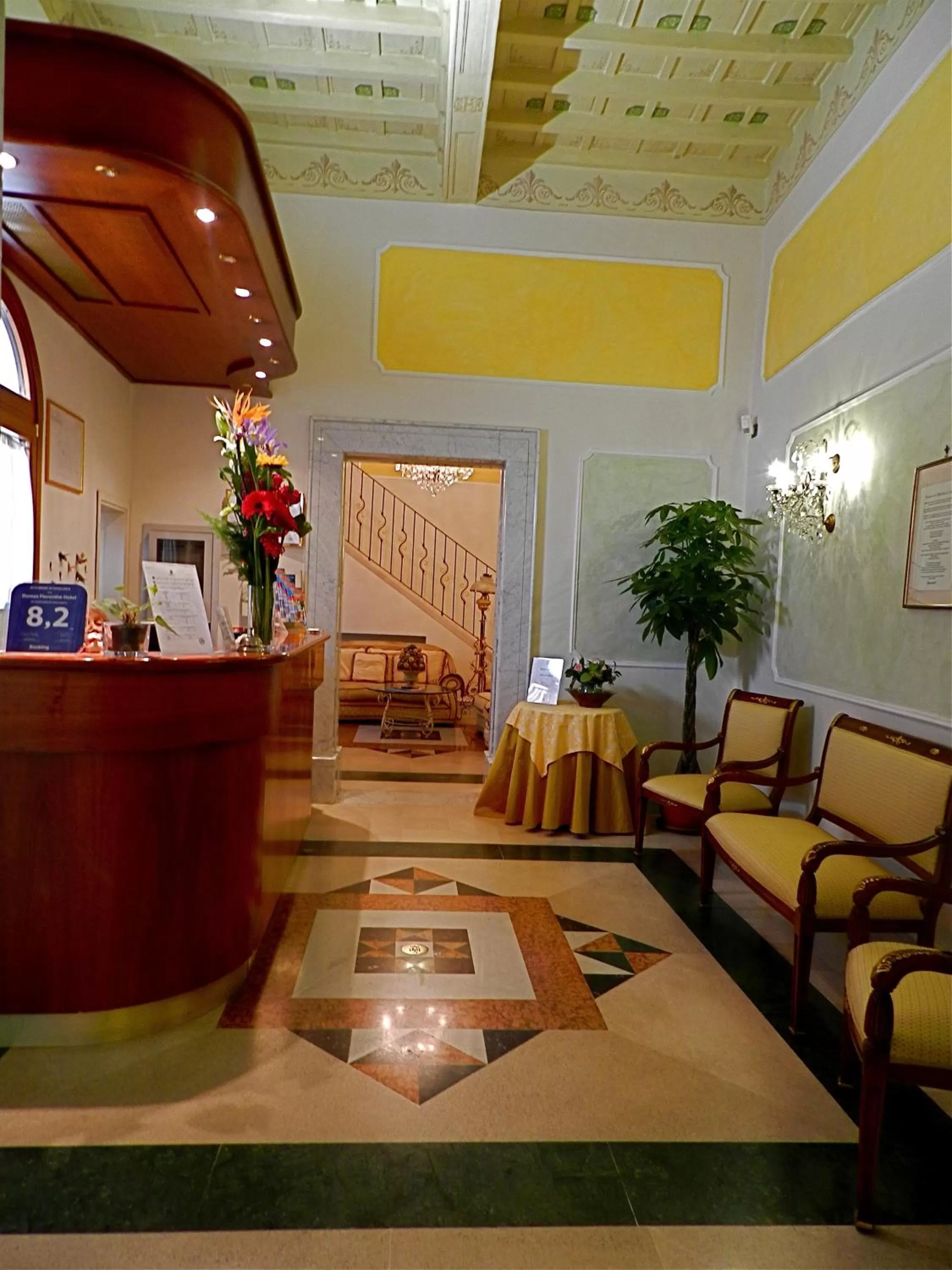 Lobby or reception in Domus Florentiae Hotel