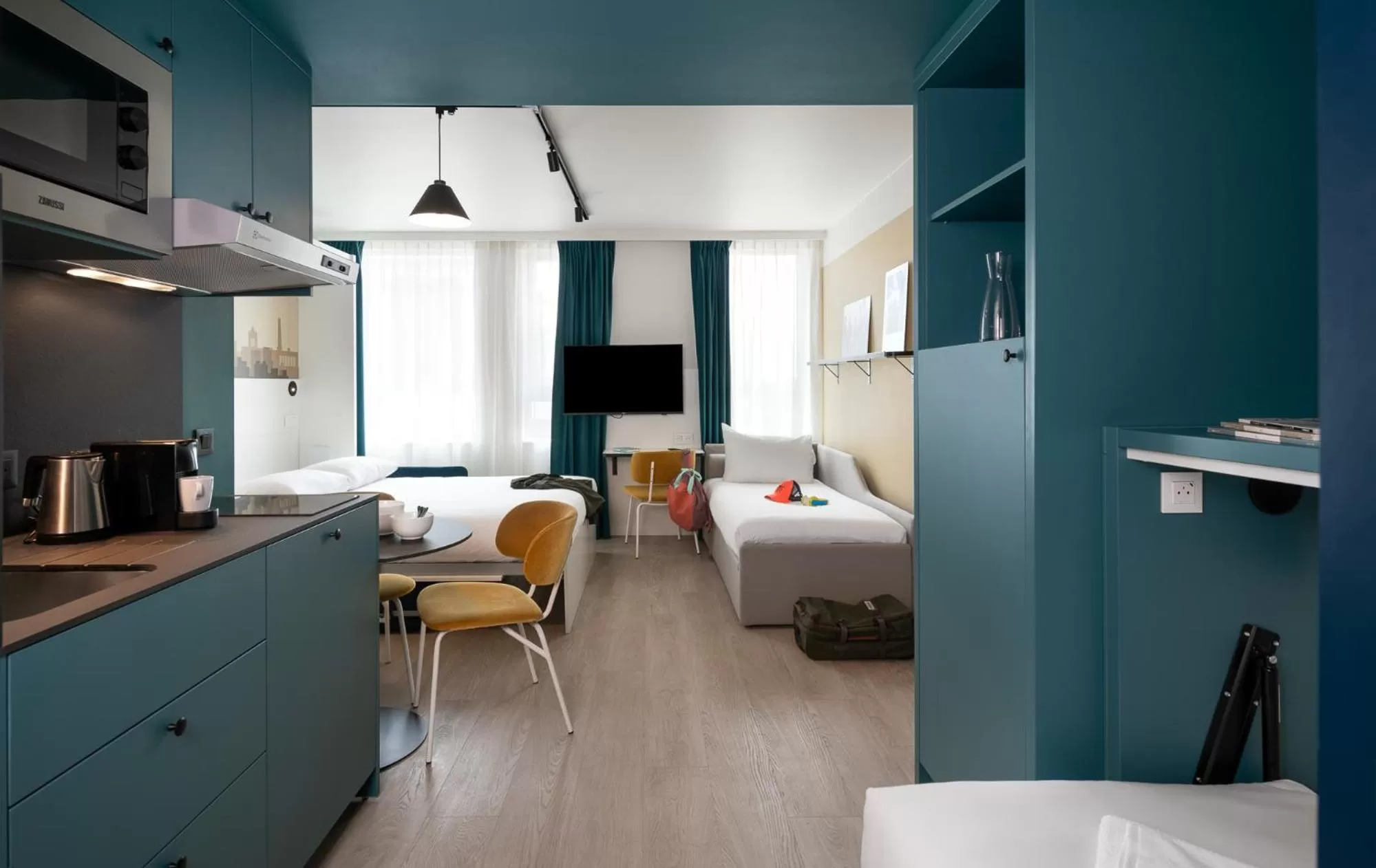 Photo of the whole room, Bed in Adagio Access Gent Centrum Dampoort