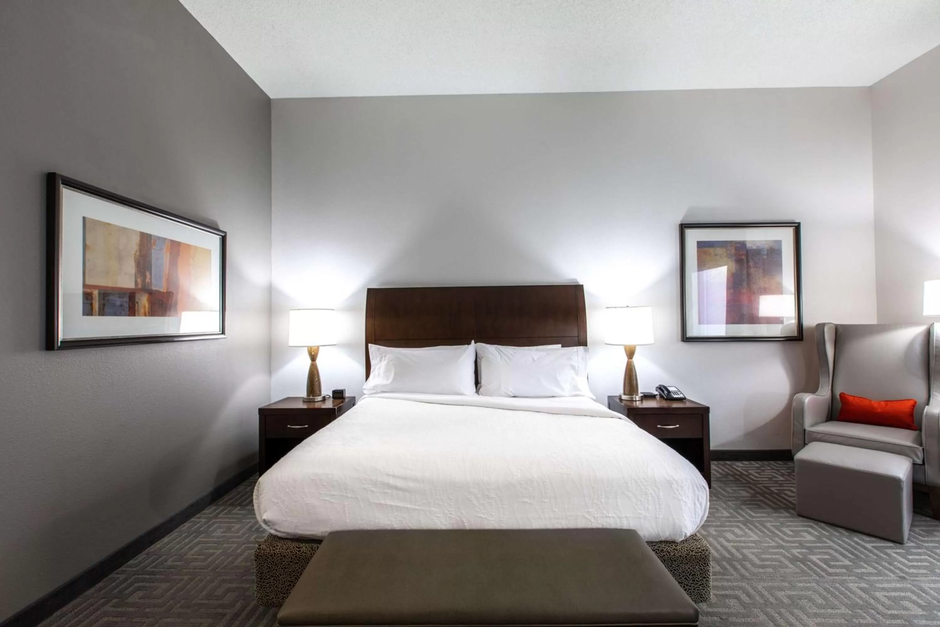 Bed in Hilton Garden Inn Lynchburg