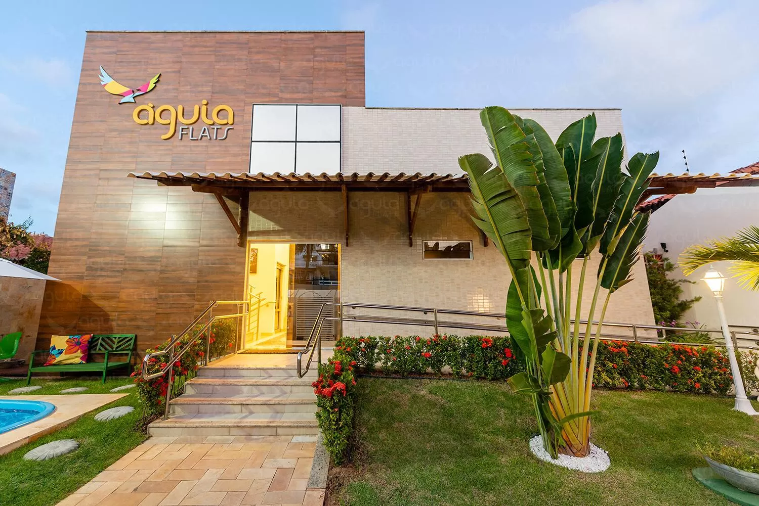 Property Building in Águia Flats Pousada