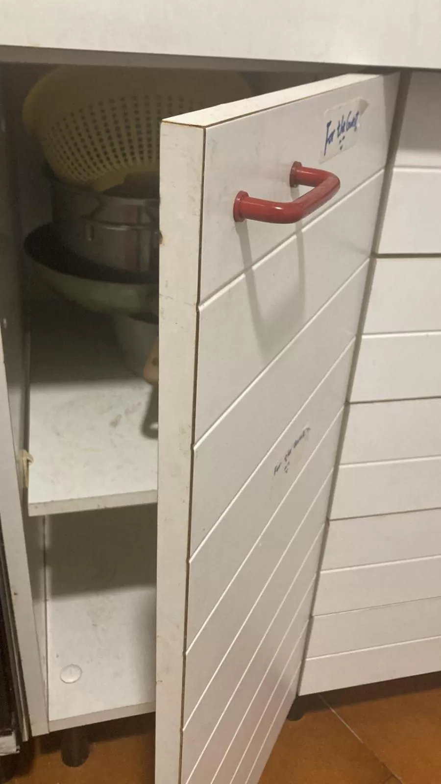 Kitchen or kitchenette in Cheerful Room, Sharing kitchen in a Cosy Family Art House, Ideal for one person or couple