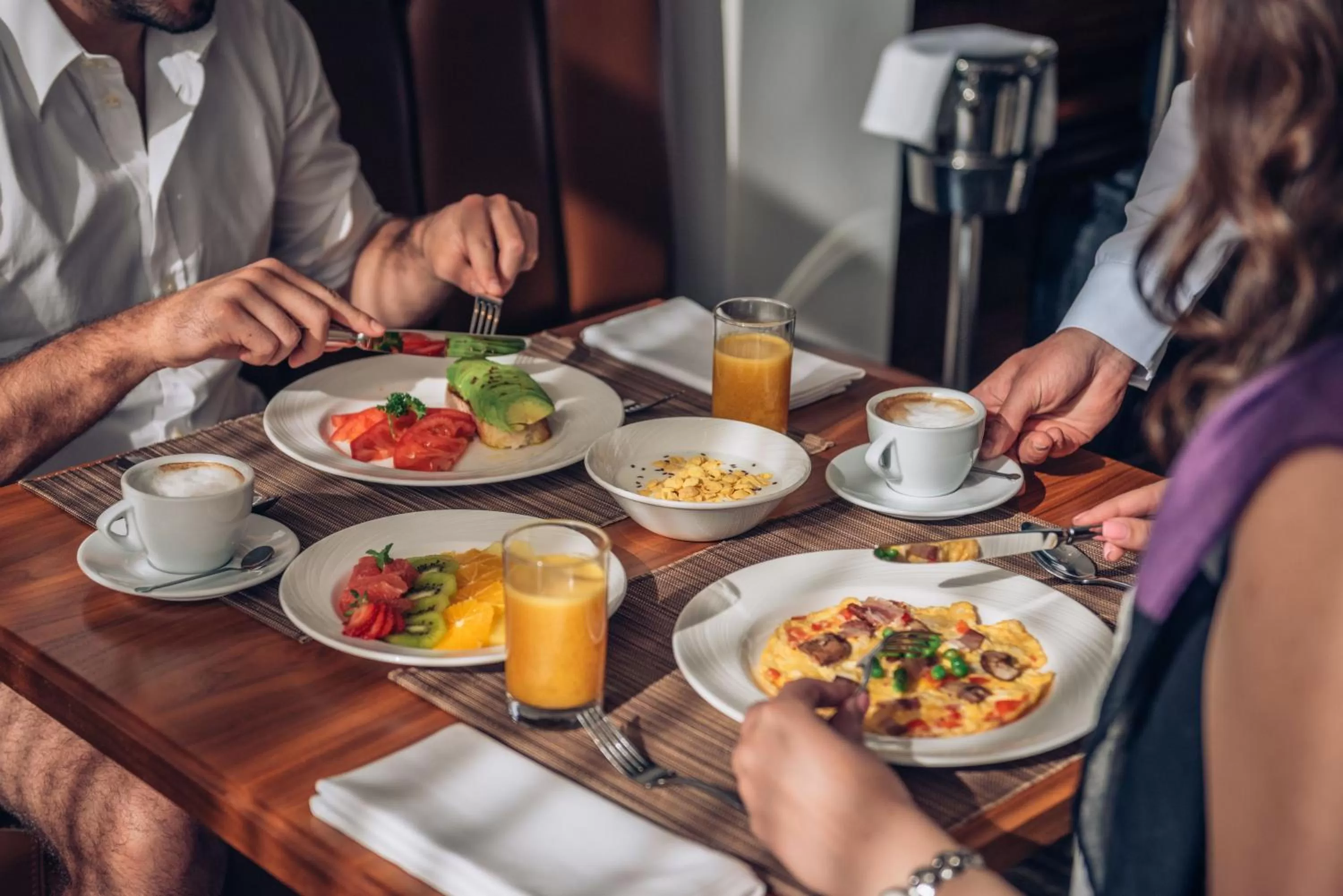 Buffet breakfast in Iberostar Waves Slavija