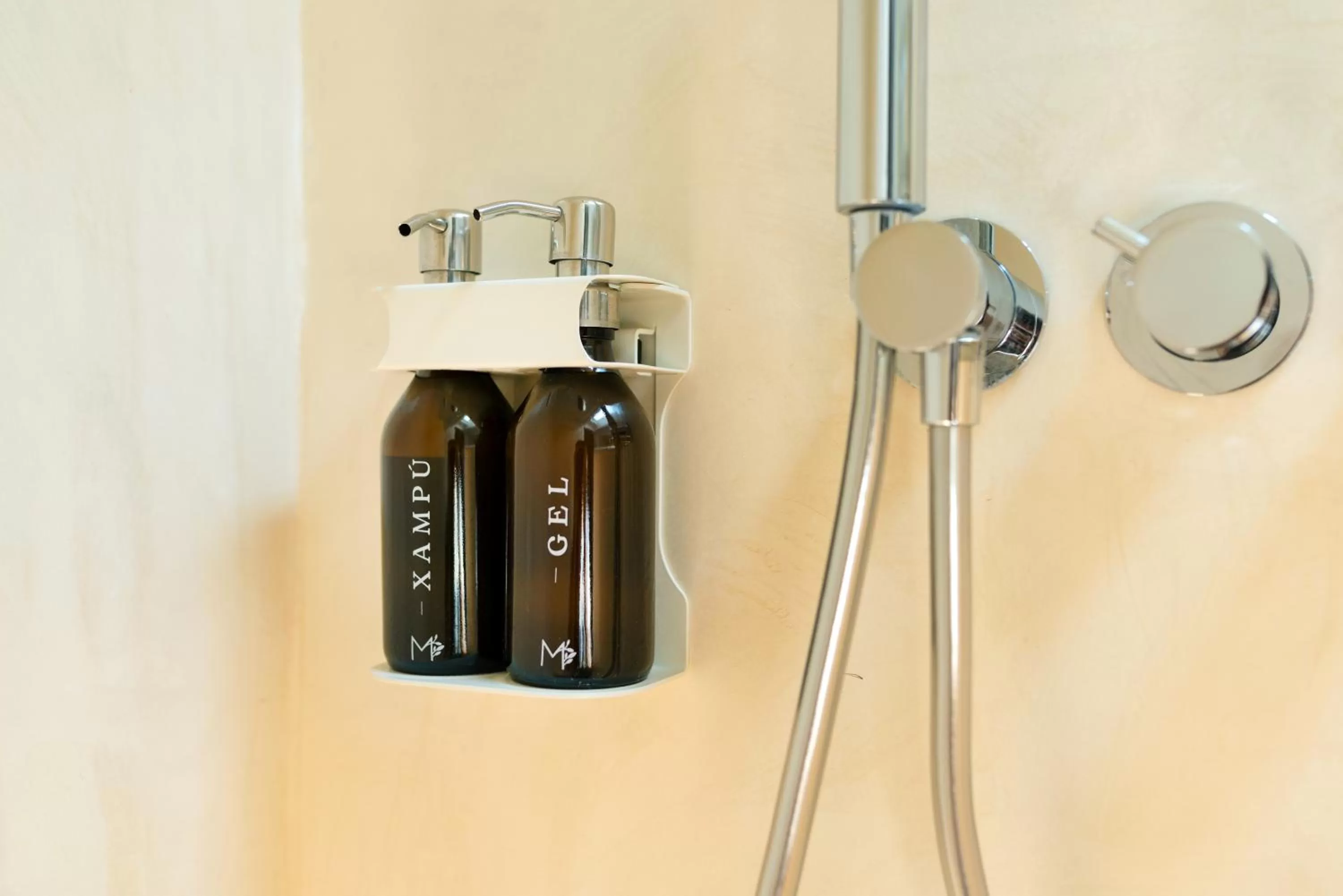 Shower in Can Mascort Eco Hotel