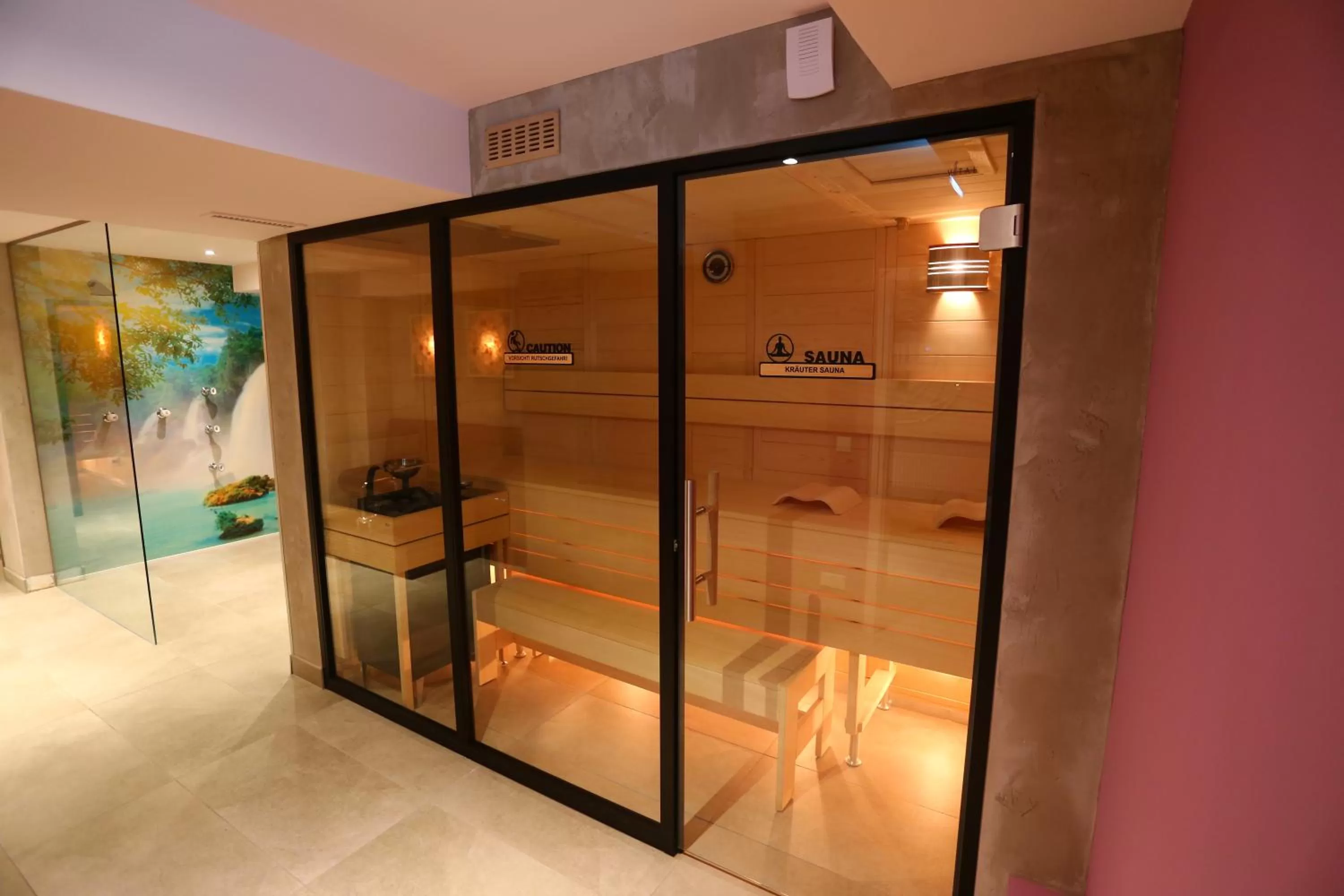 Sauna in Parkhotel Forsthaus