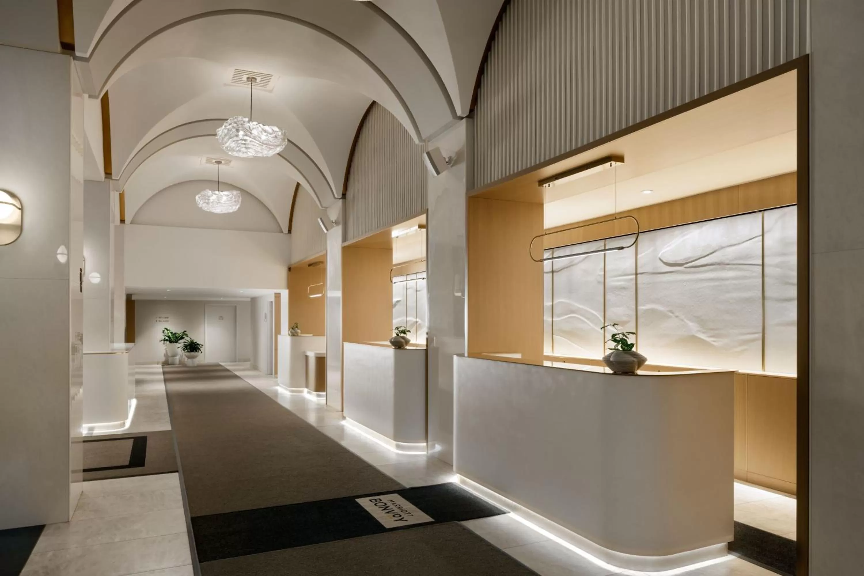 Lobby or reception in Montreal Marriott Chateau Champlain