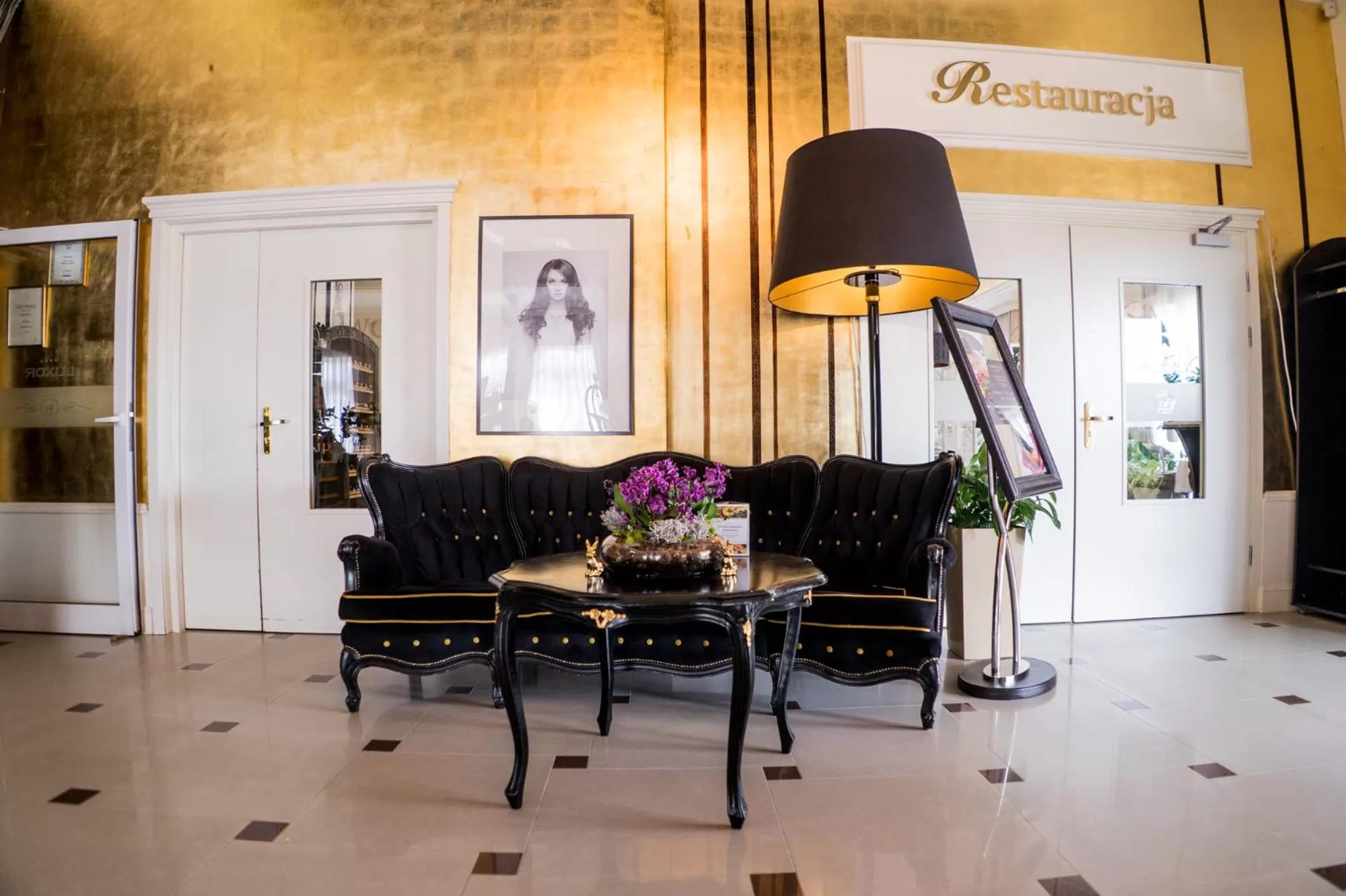 Lobby or reception in Hotel Luxor