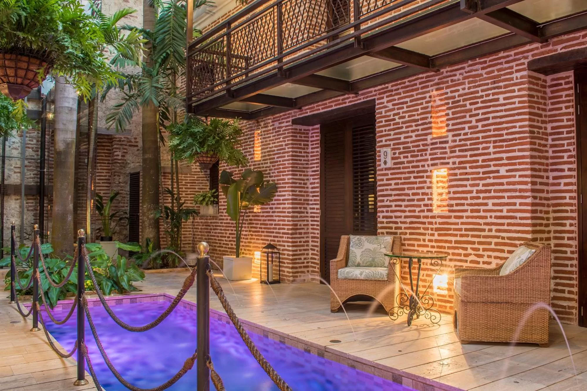 Patio in Hotel Capellán de Getsemaní