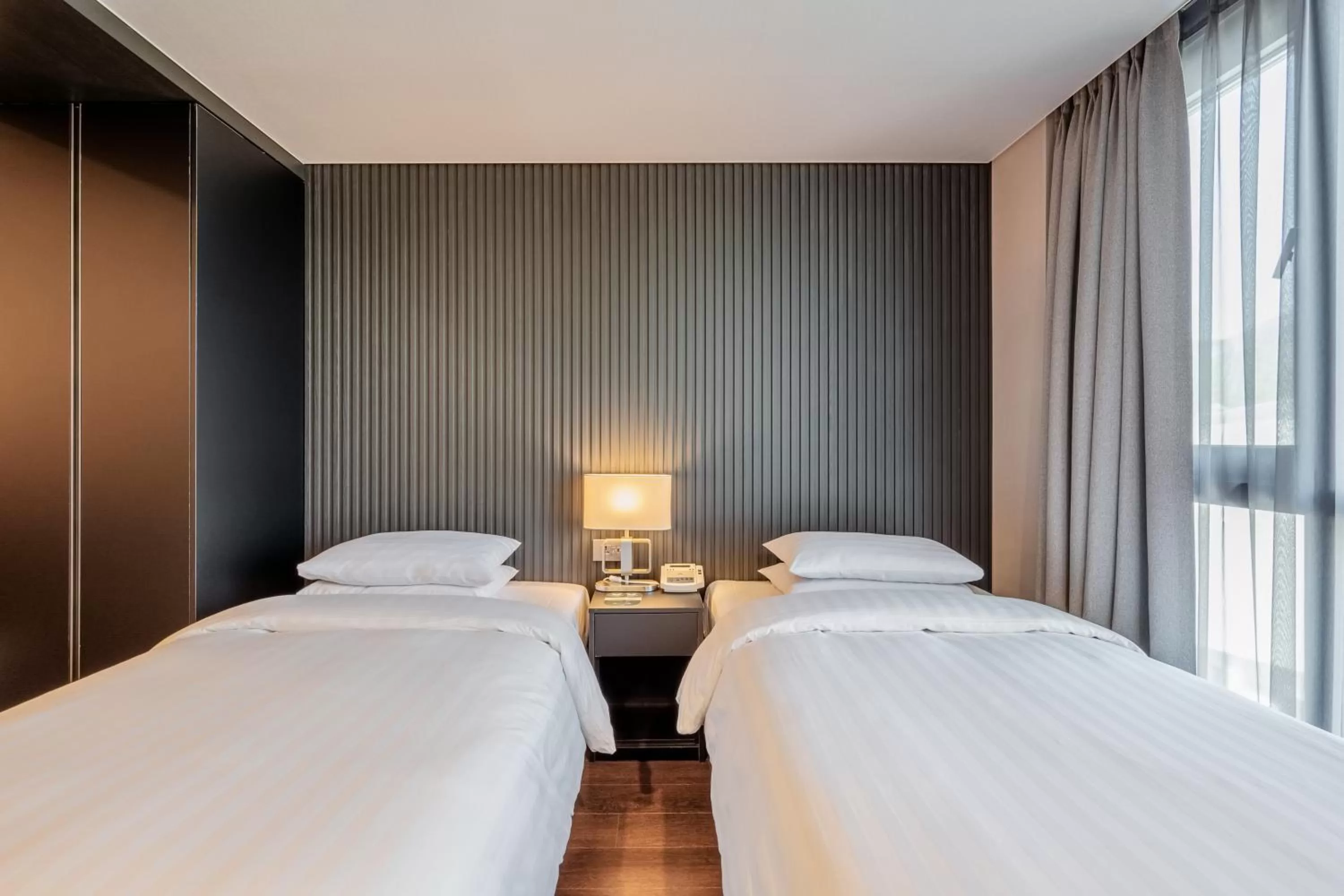 Bed in Haeundae Centum Hotel