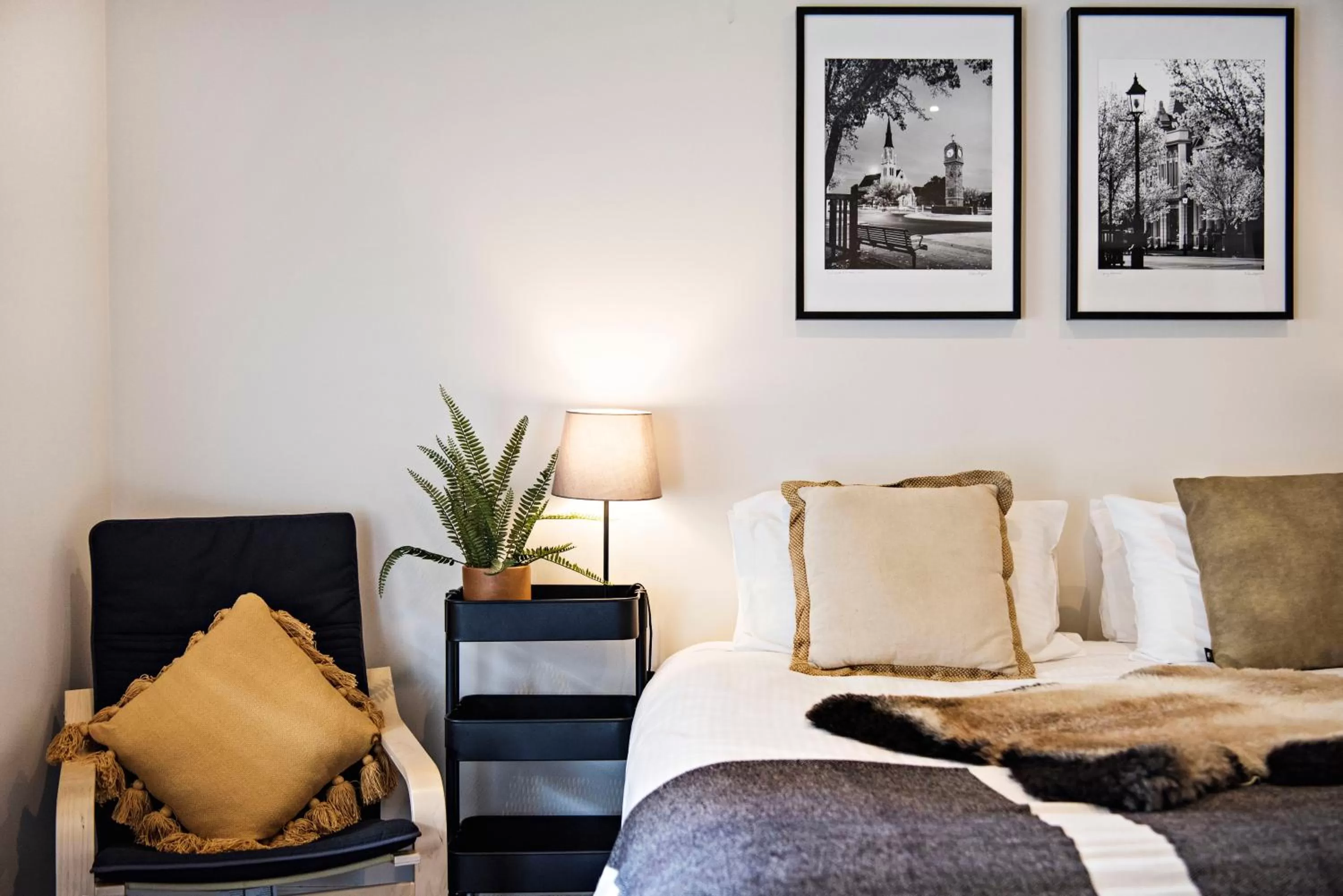 Bed in The Woolpack Hotel