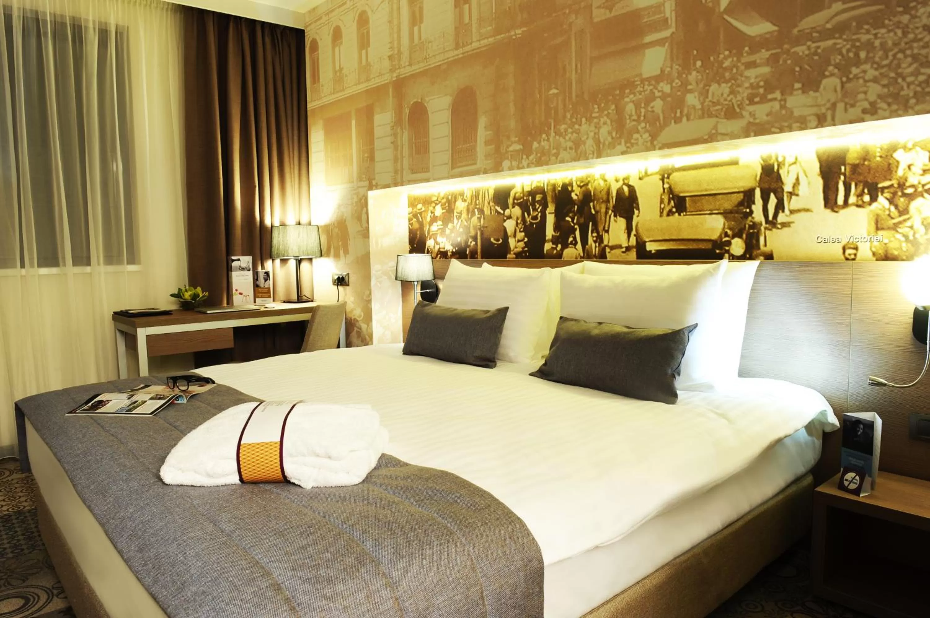 Bed in Mercure Bucharest City Center