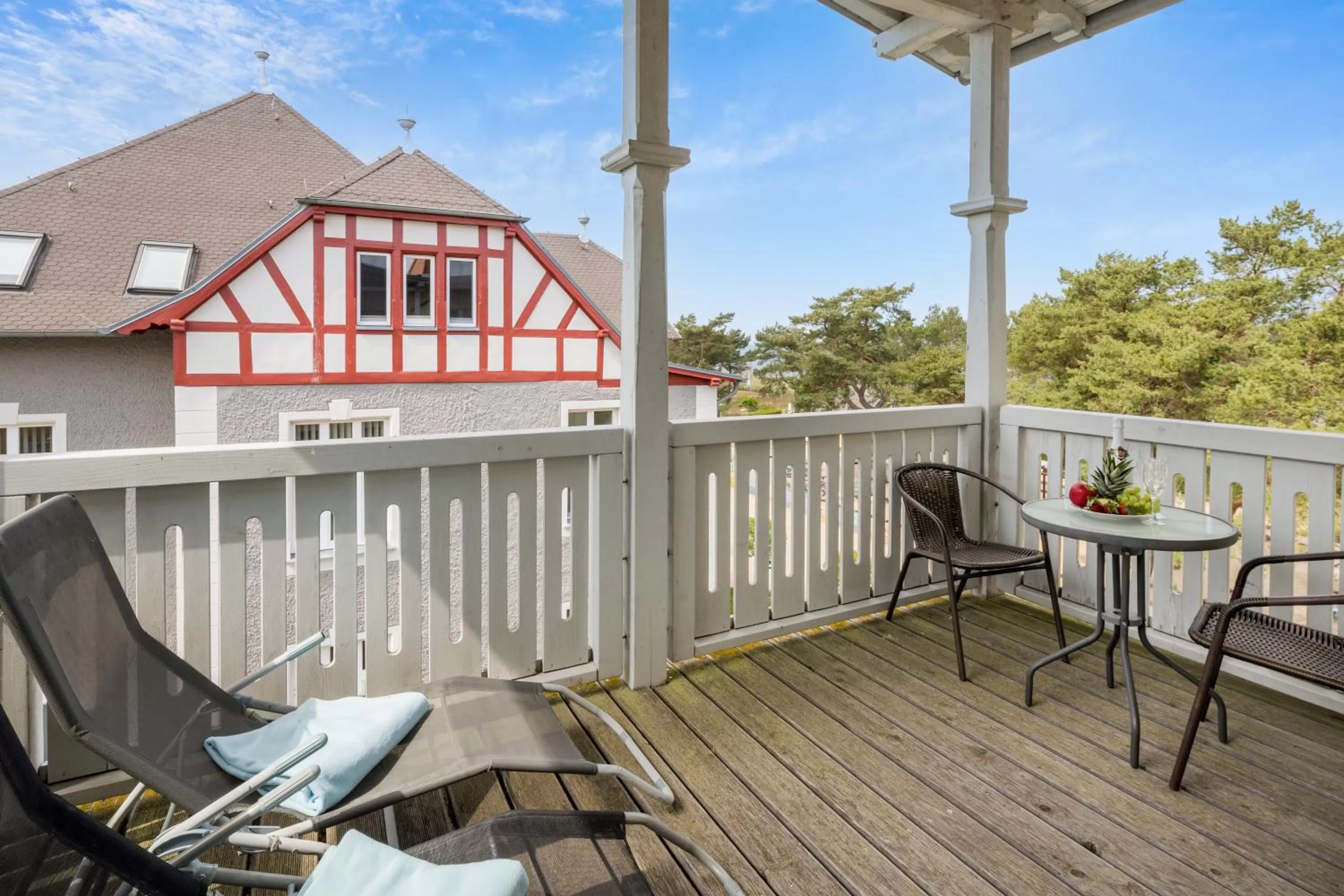 Balcony/Terrace in Hotel Seestern