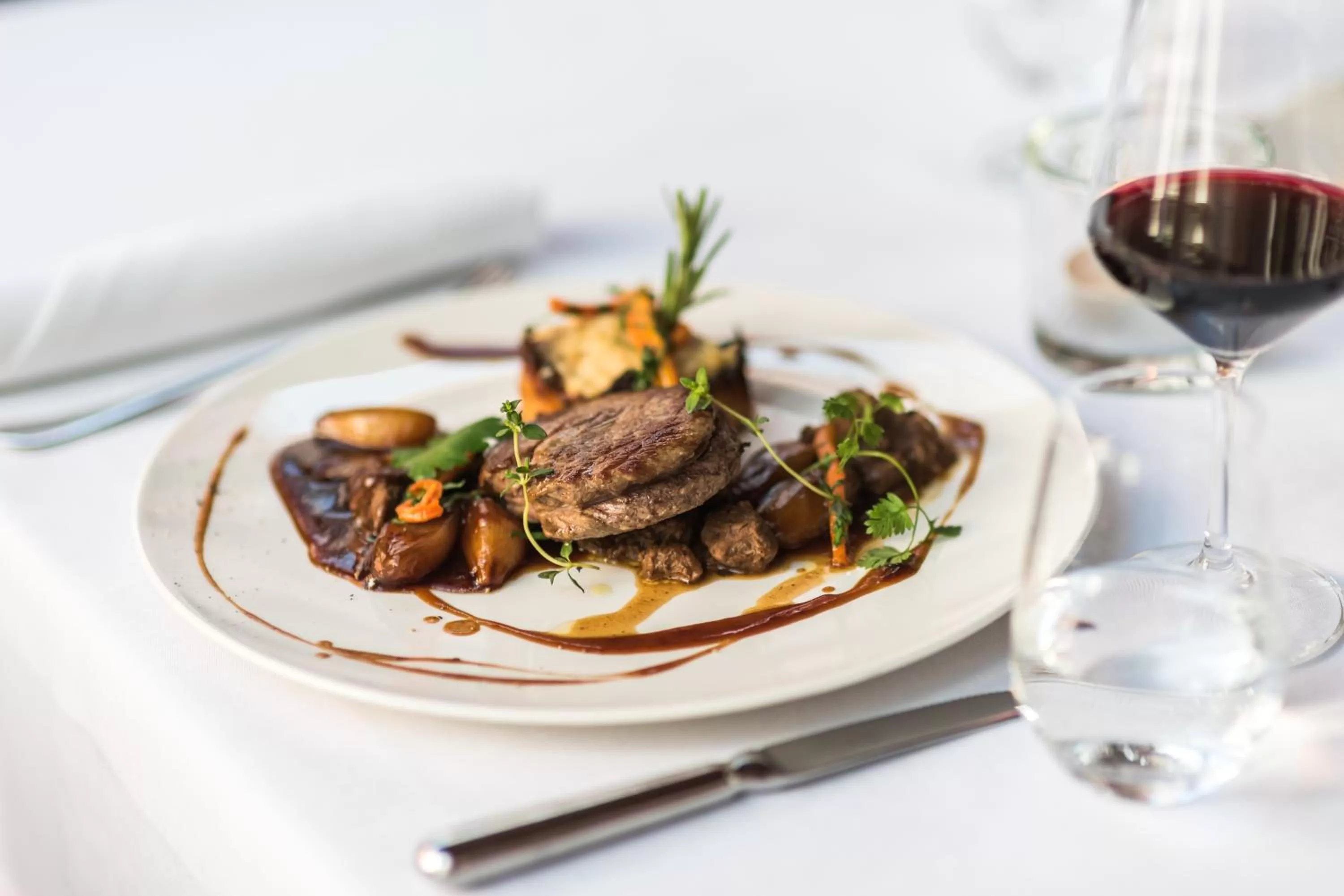 Food in Romantik Hotel Scheelehof Stralsund