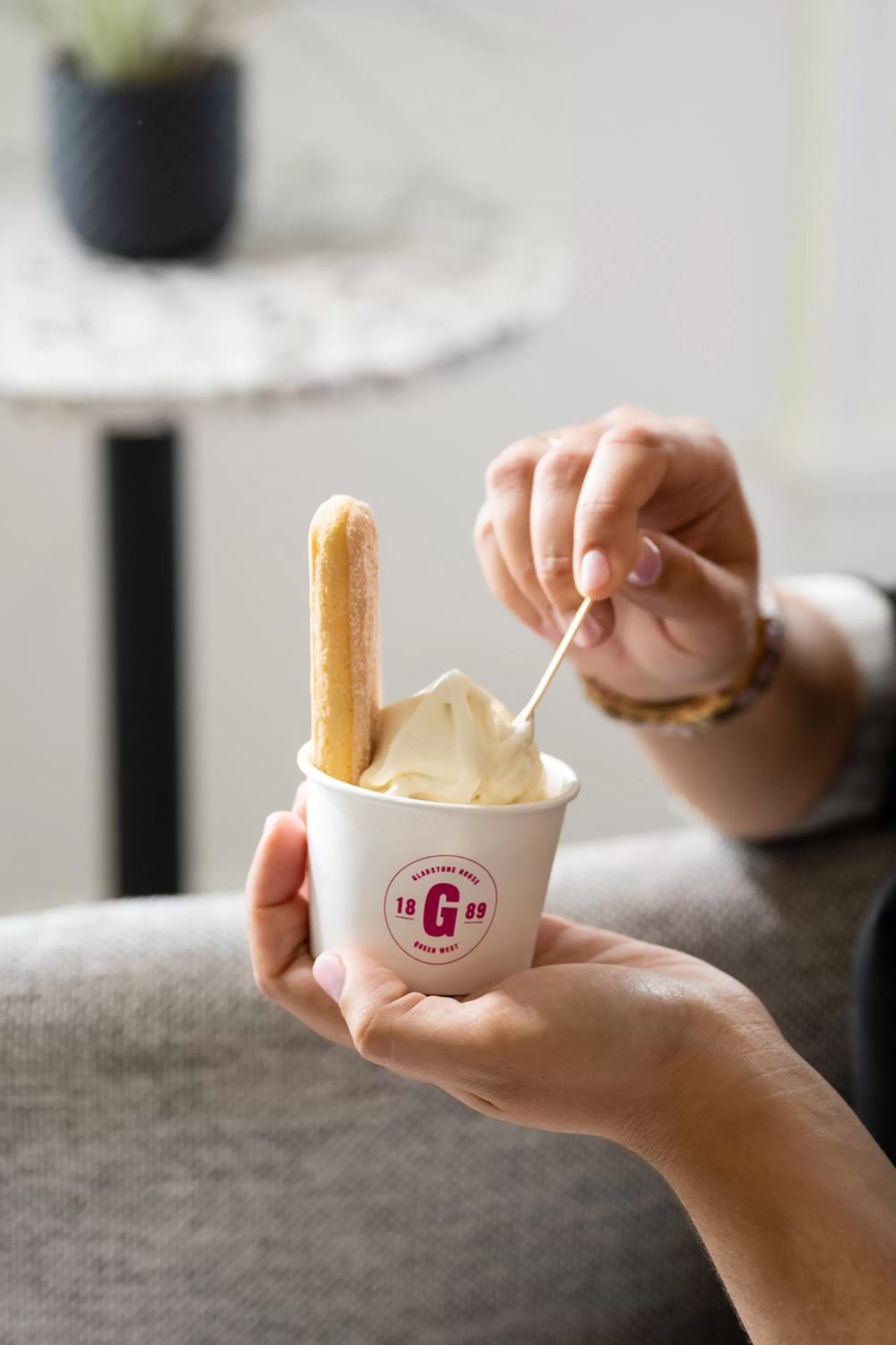 Food close-up in Gladstone House