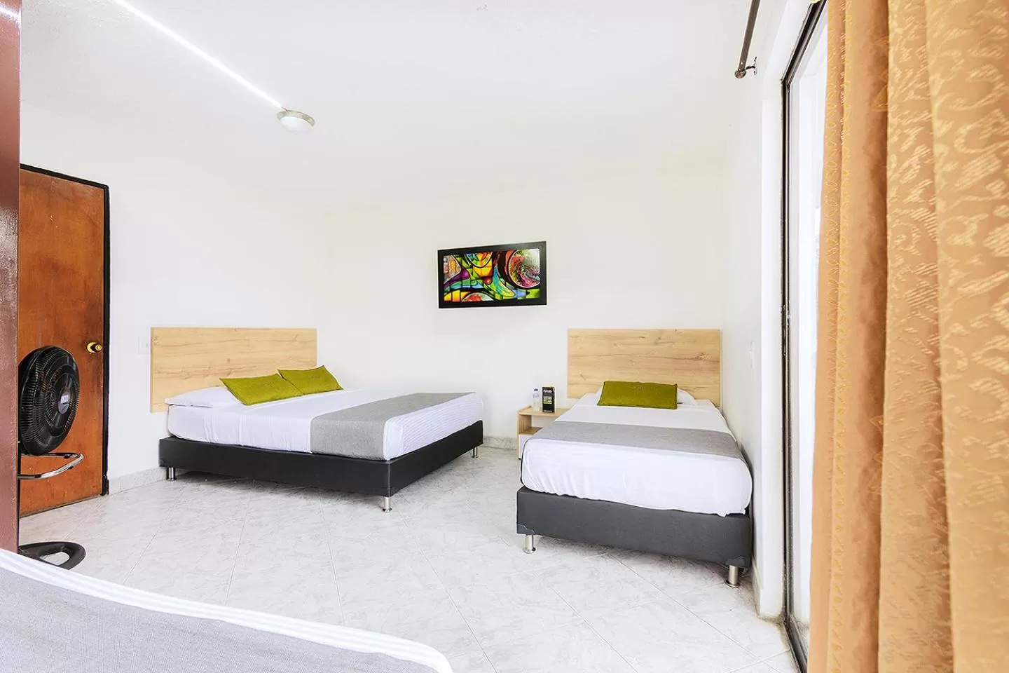 Bed in Hotel Balcones del Estadio