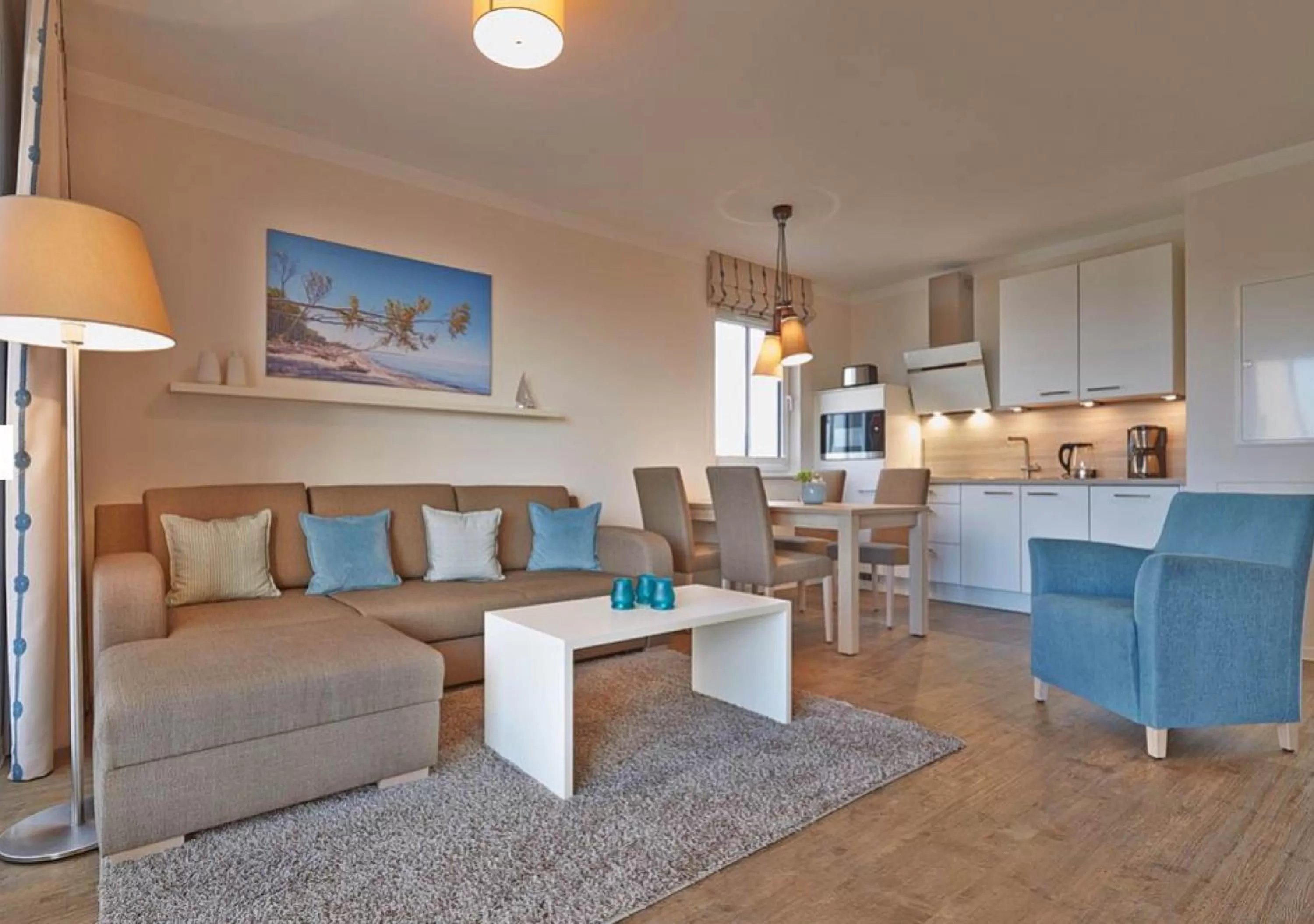 Living room in Aparthotel Waterkant Suites - Fewos am Meer mit SPA