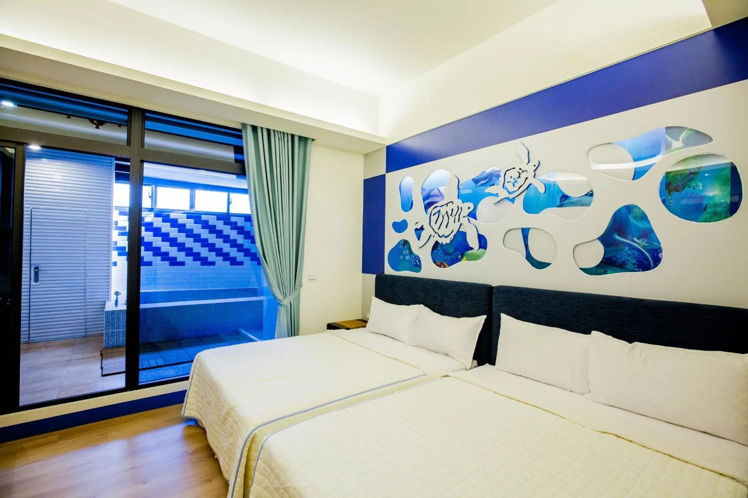 Photo of the whole room, Bed in Song Ping Resort松平渡假會館