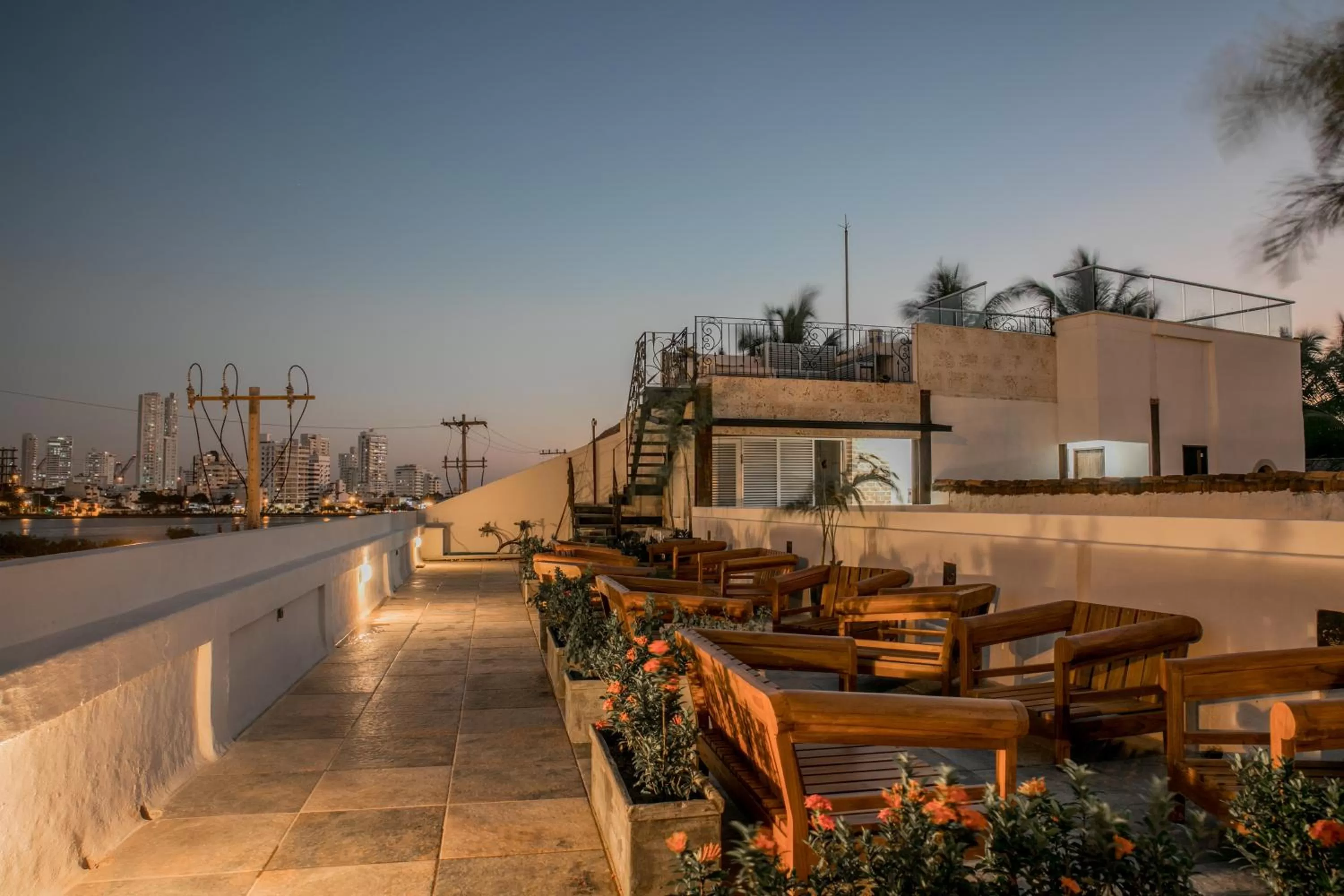 Patio in Getsemani Cartagena Hotel