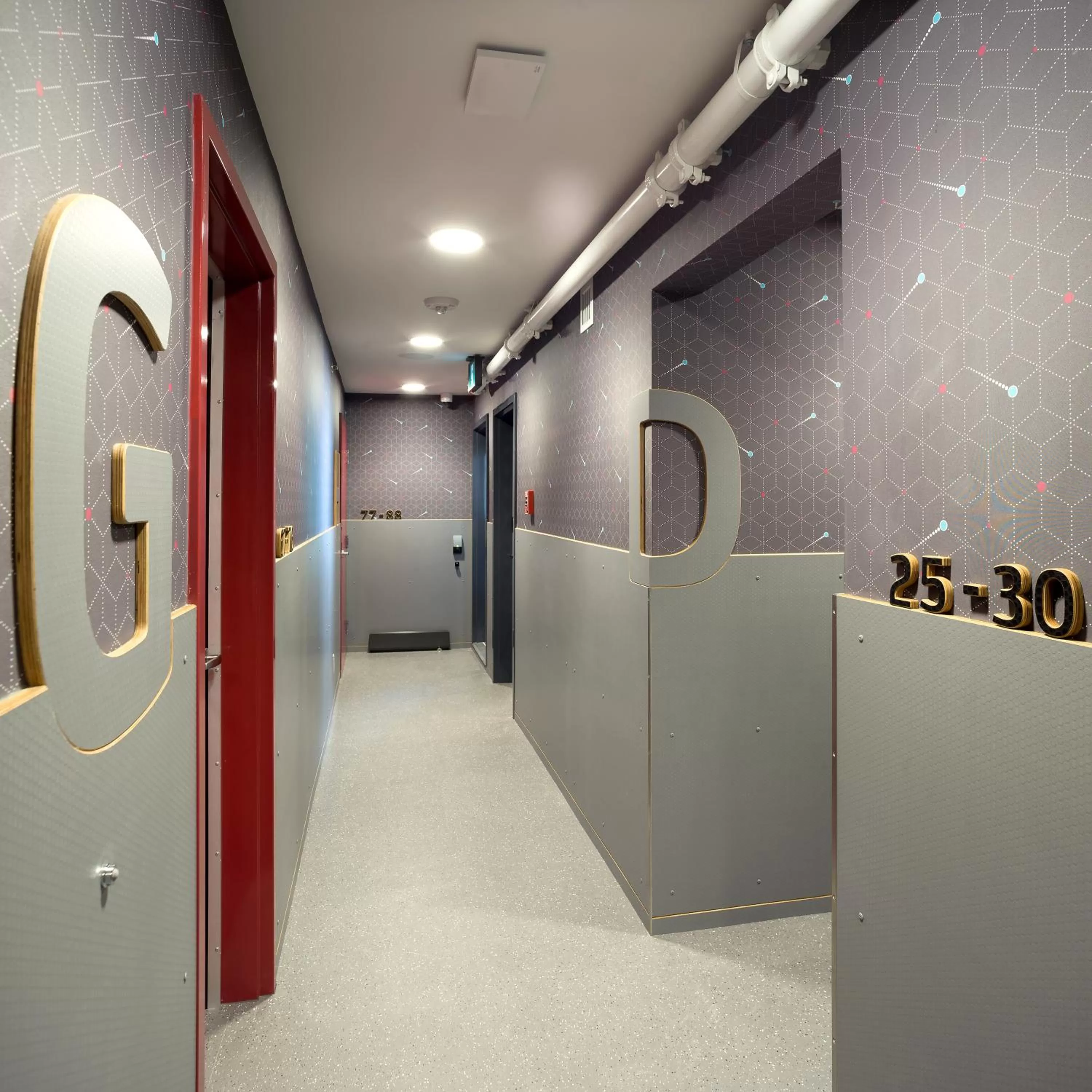 Area and facilities in Pangea Pod Hotel