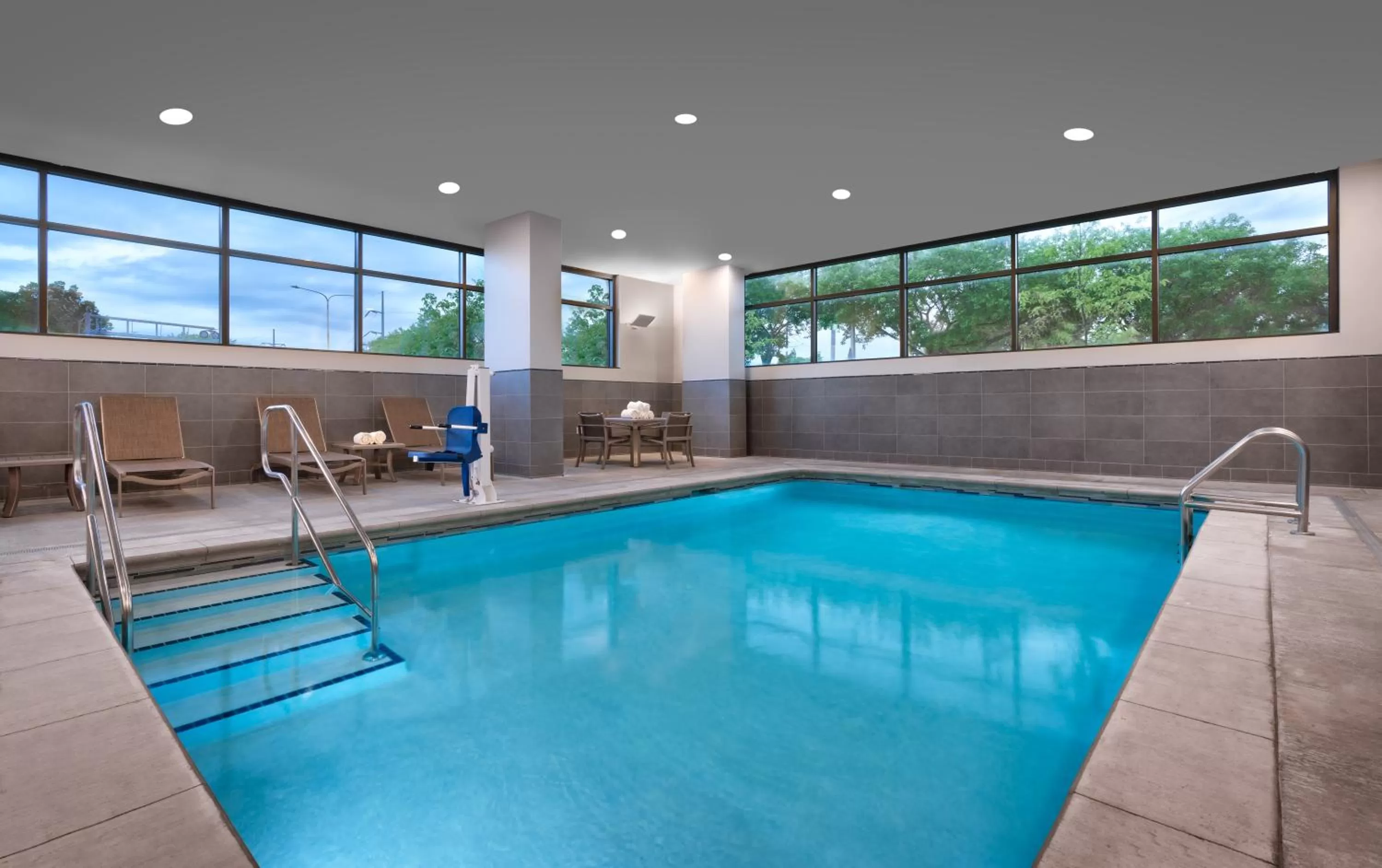 Swimming pool in Hyatt House Rochester Mayo Clinic Area