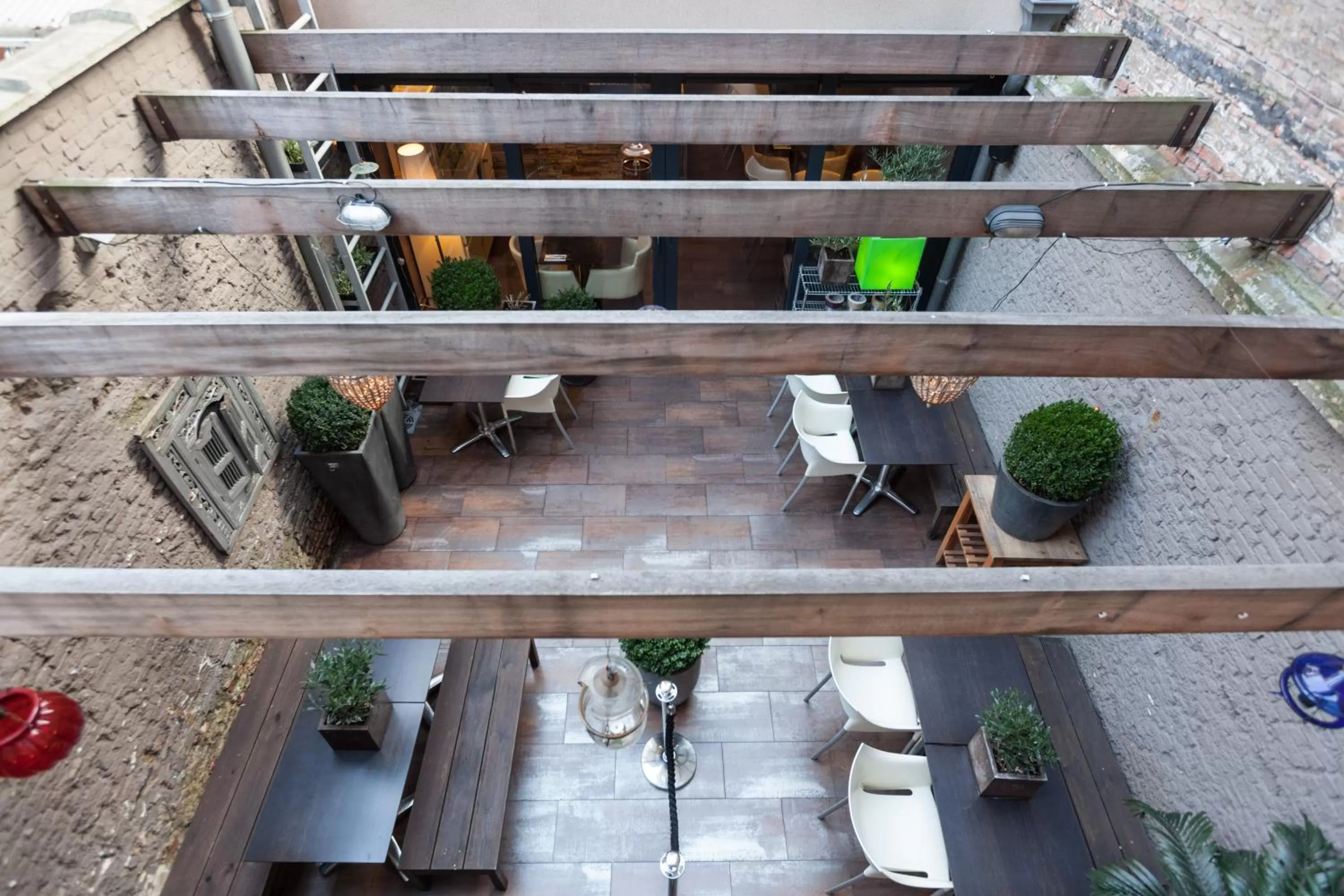 Balcony/Terrace in Hotel Diamonds and Pearls