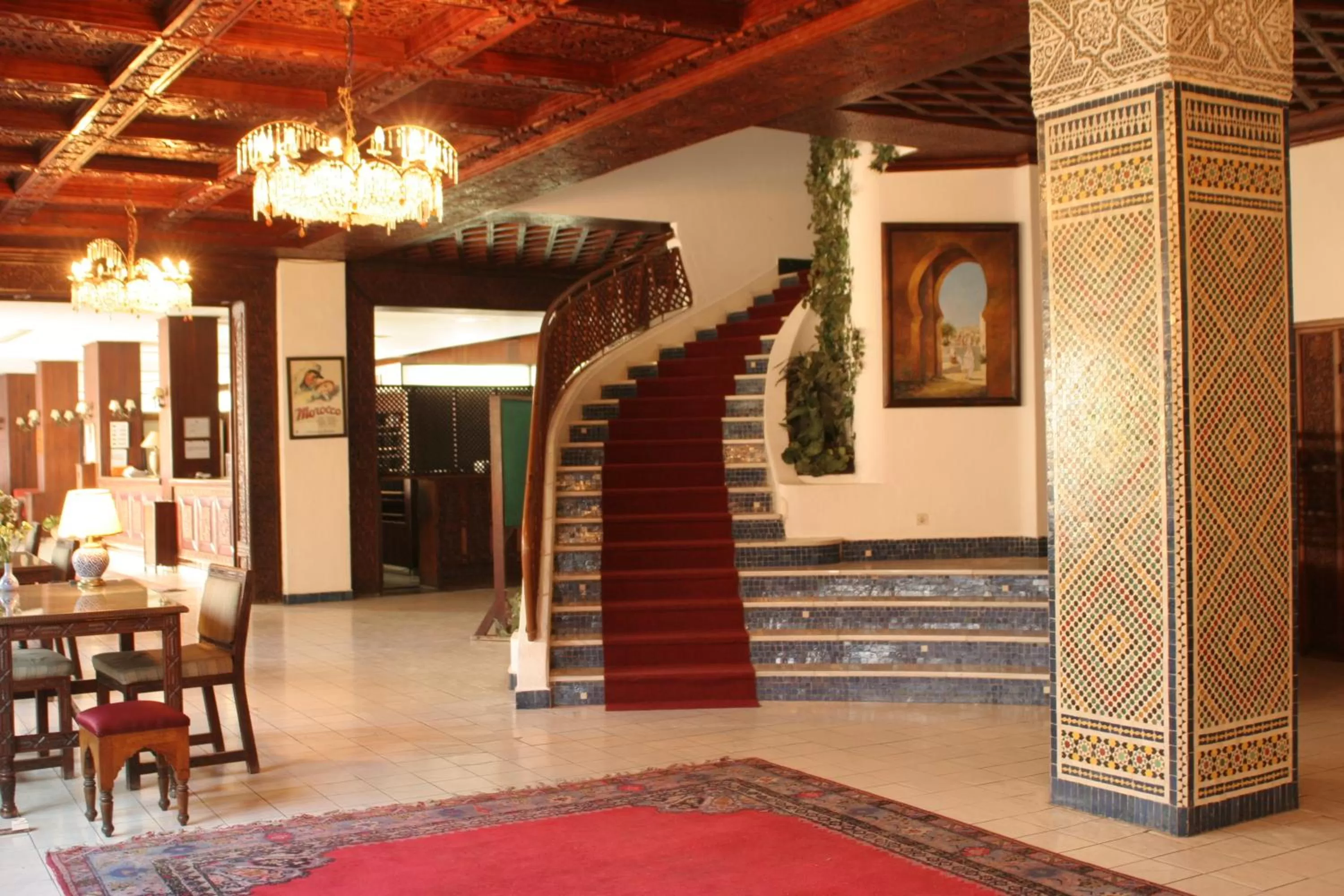 Lobby or reception in Hotel Chellah