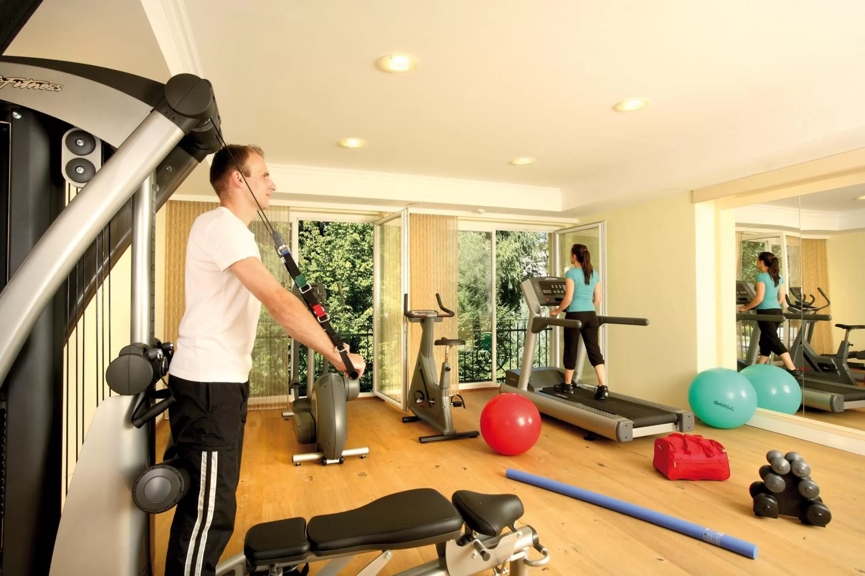 Fitness centre/facilities in Parkhotel